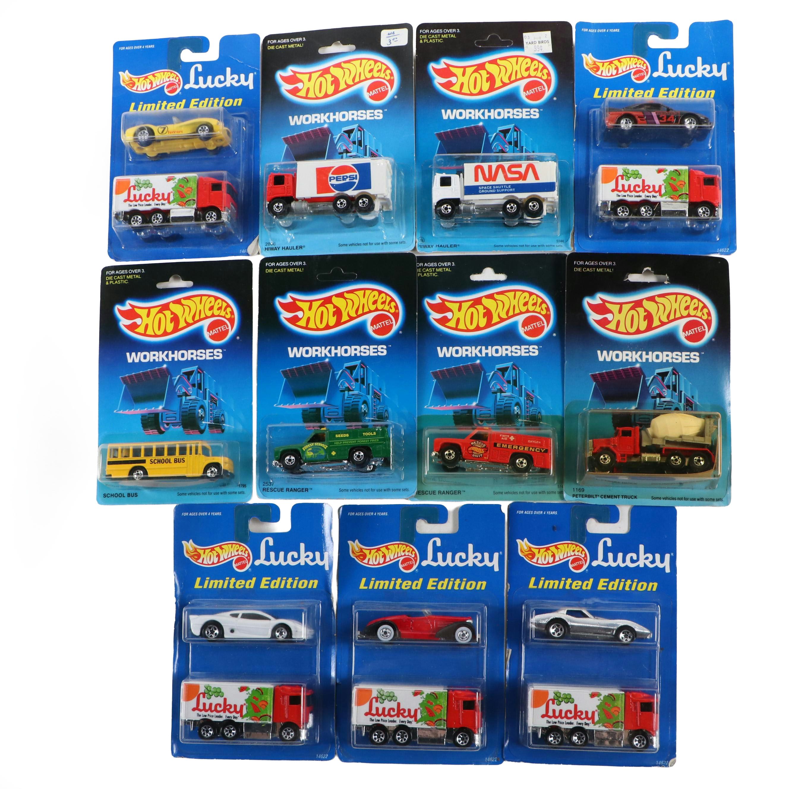 Hot Wheels "Lucky" Limited Edition and Other Toy Cars
