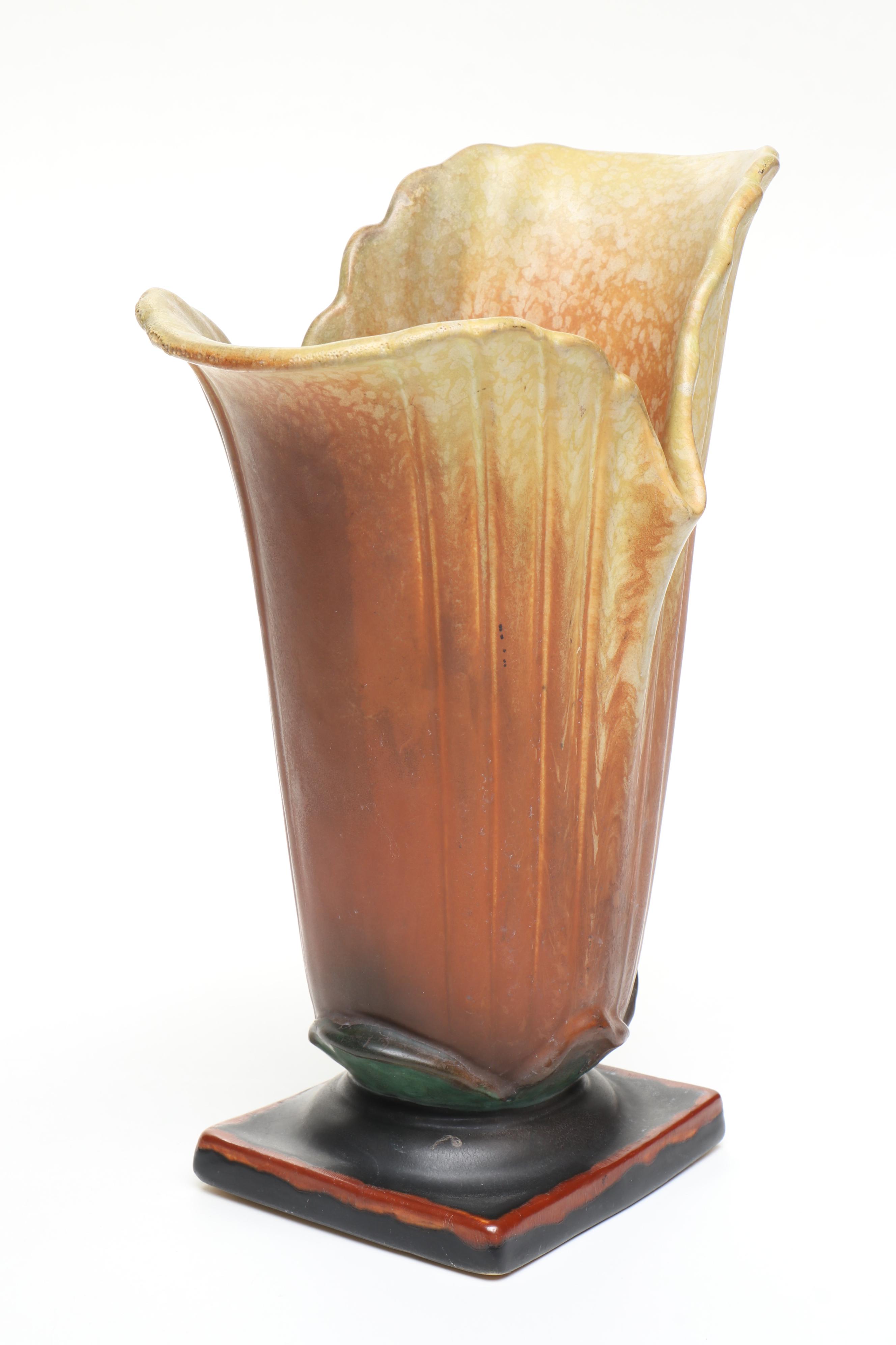 Weller Pottery Coppertone and Sydonia Vases, Early 20th Century