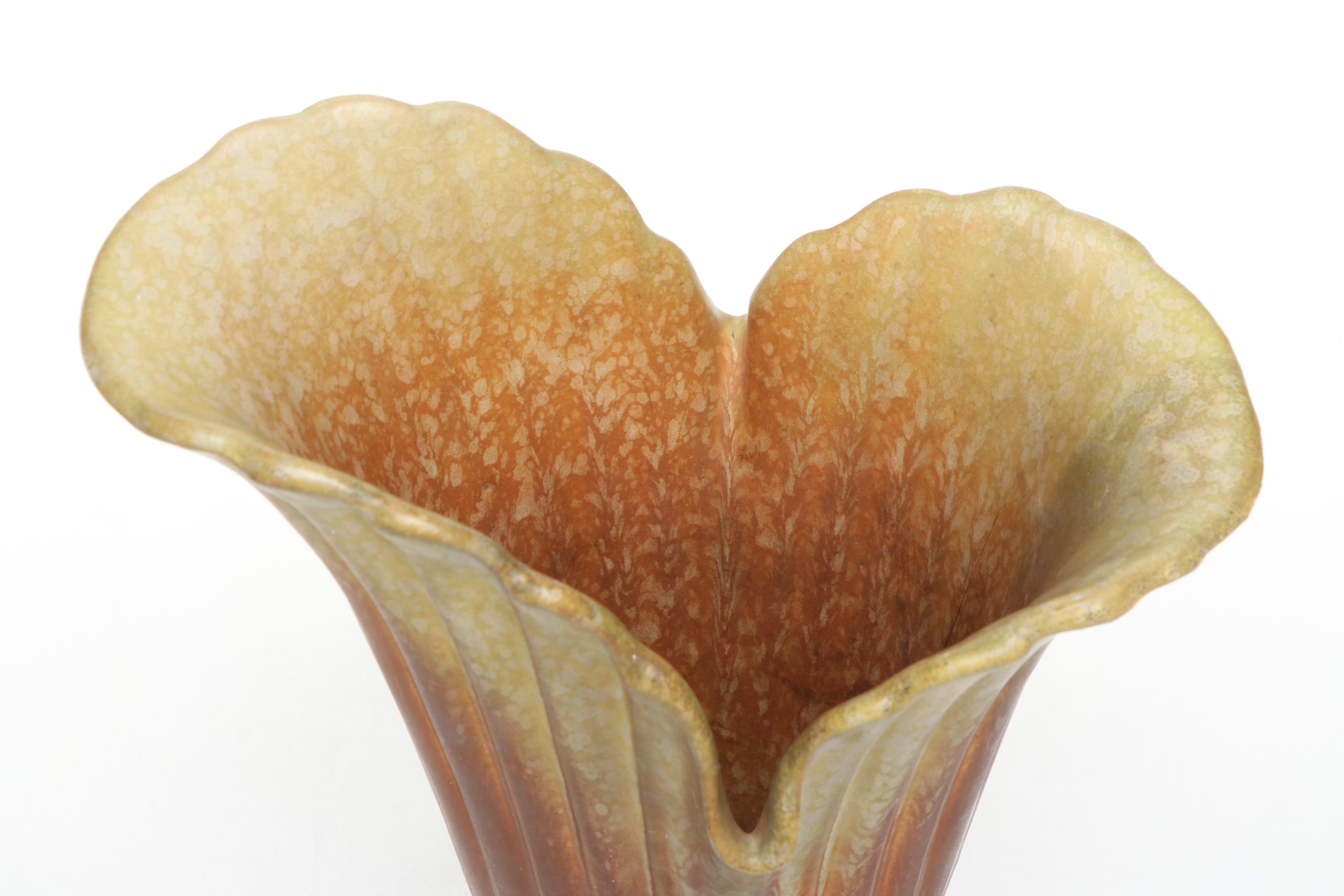 Weller Pottery Coppertone and Sydonia Vases, Early 20th Century