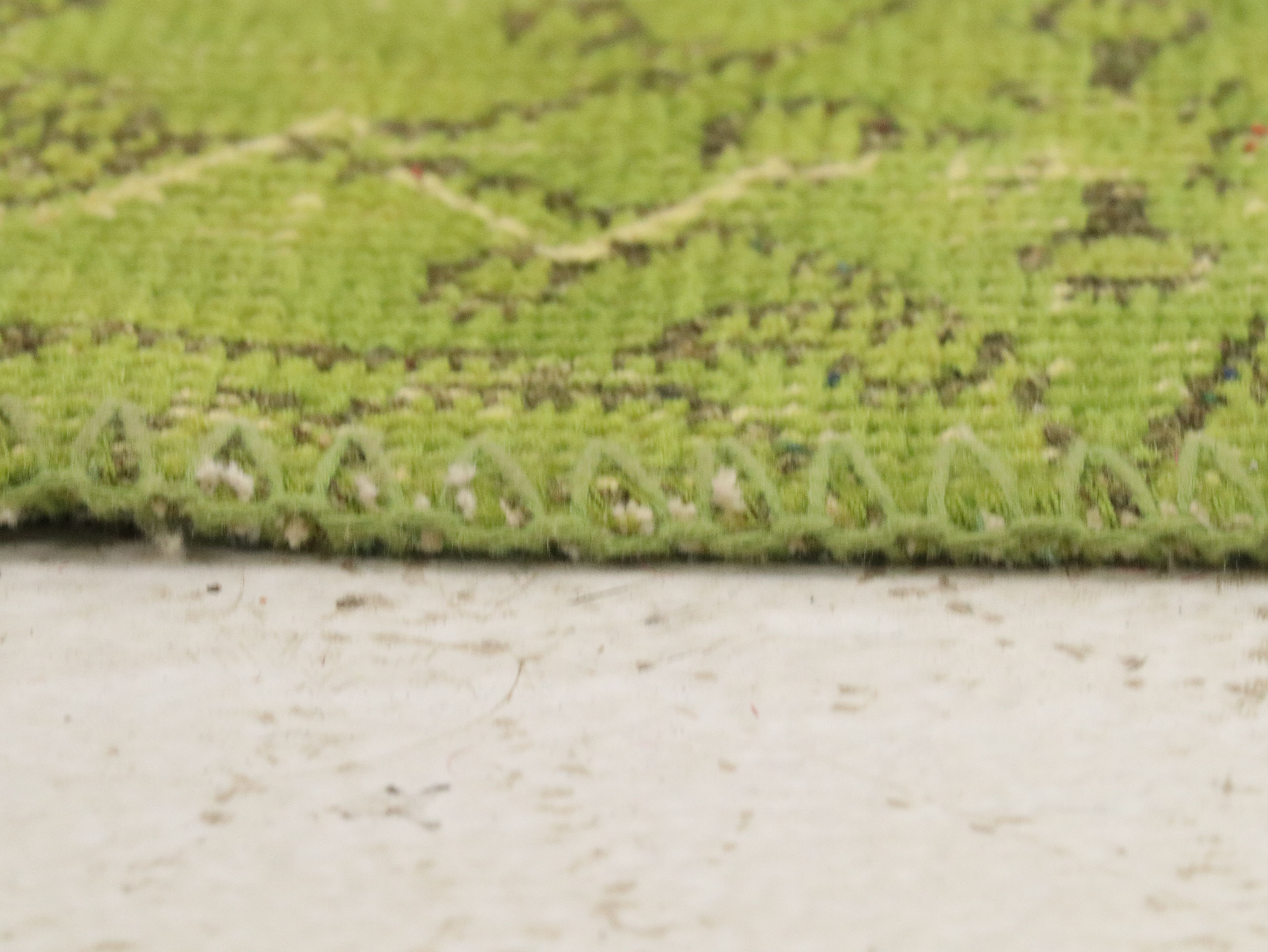 7'7 Round Handmade IKEA "SILKEBORG" Patchwork Area Rug