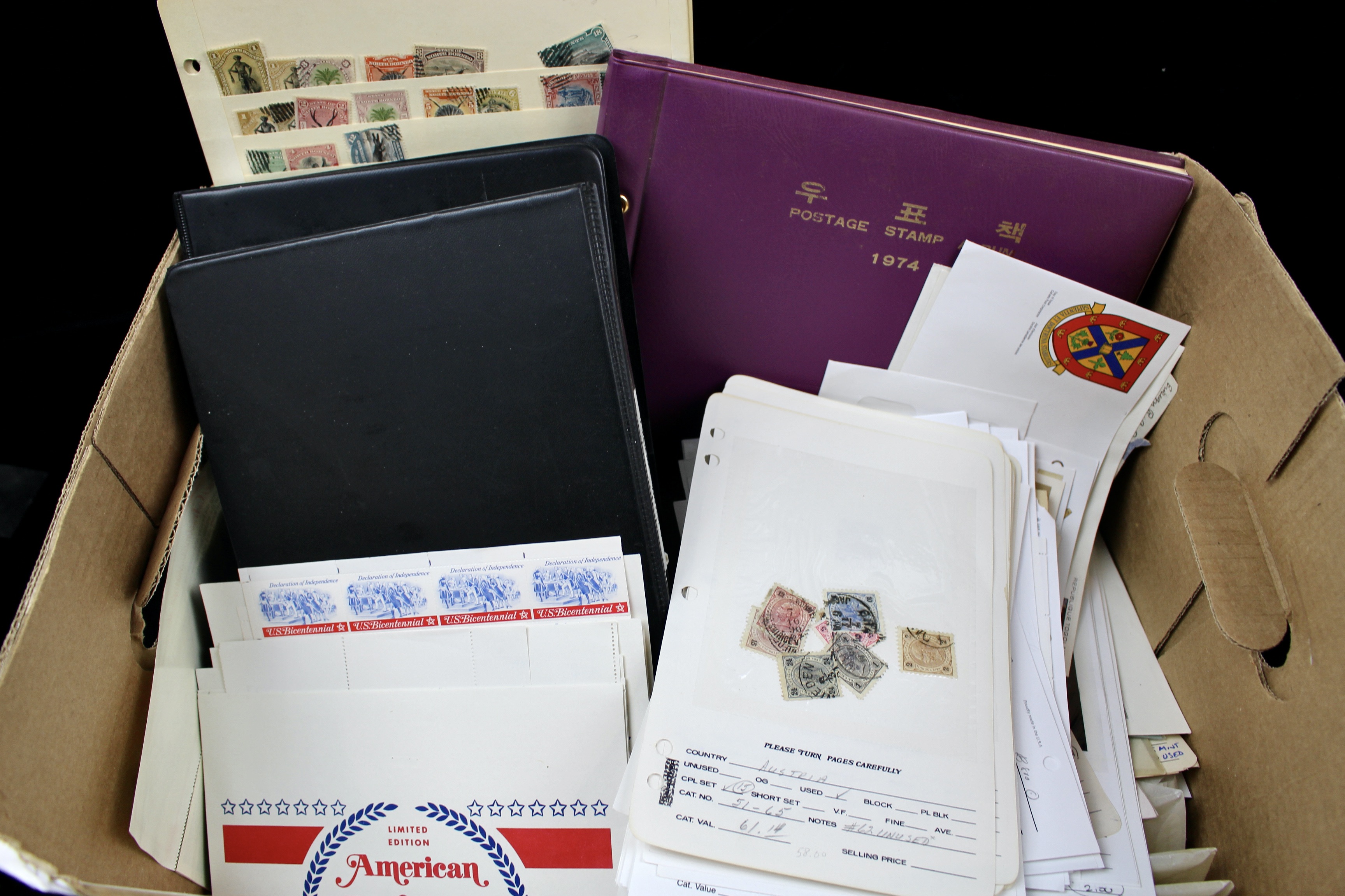 Eleven Pound Box of Stamps Most of Which are Foreign