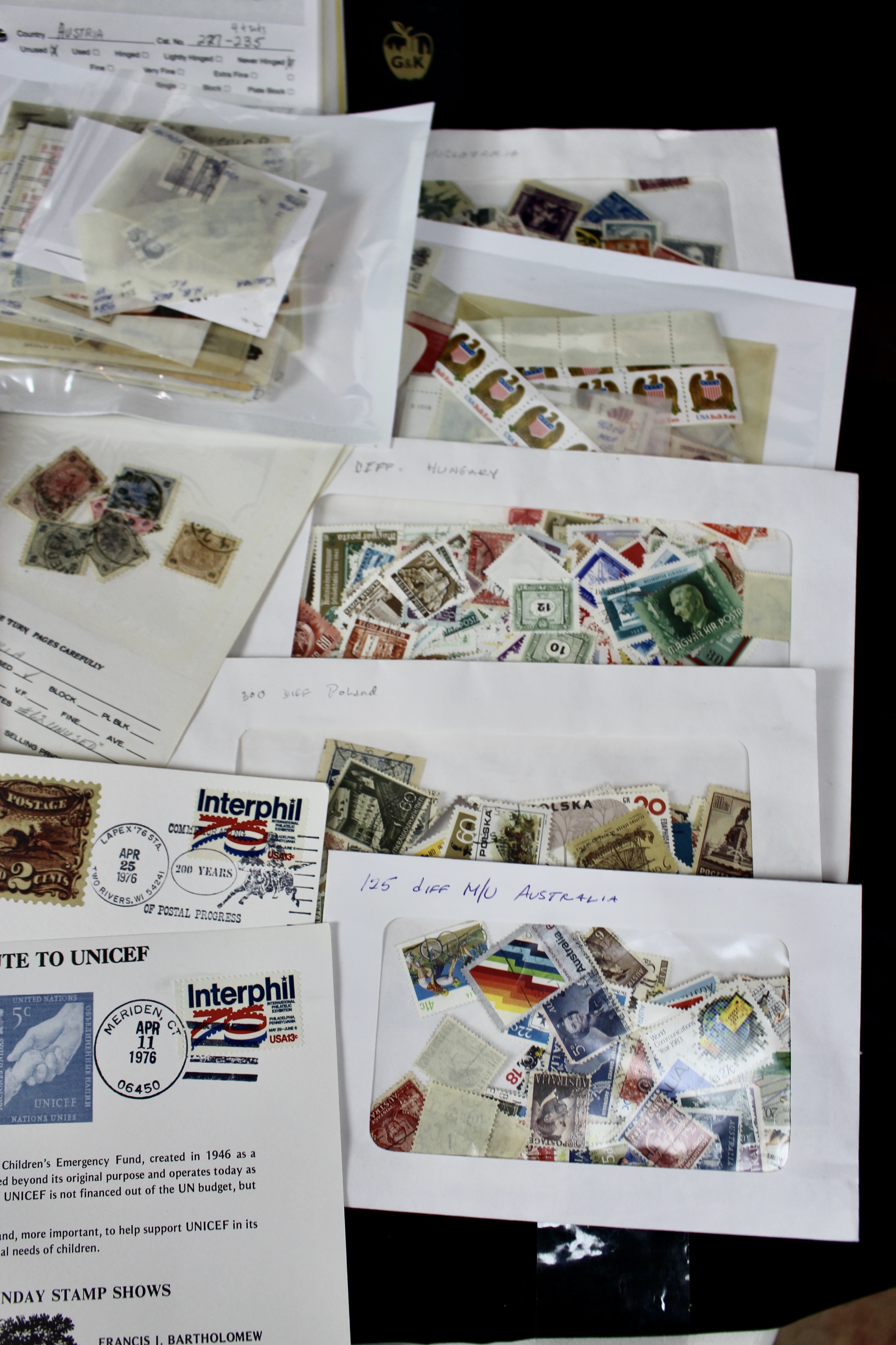 Eleven Pound Box of Stamps Most of Which are Foreign