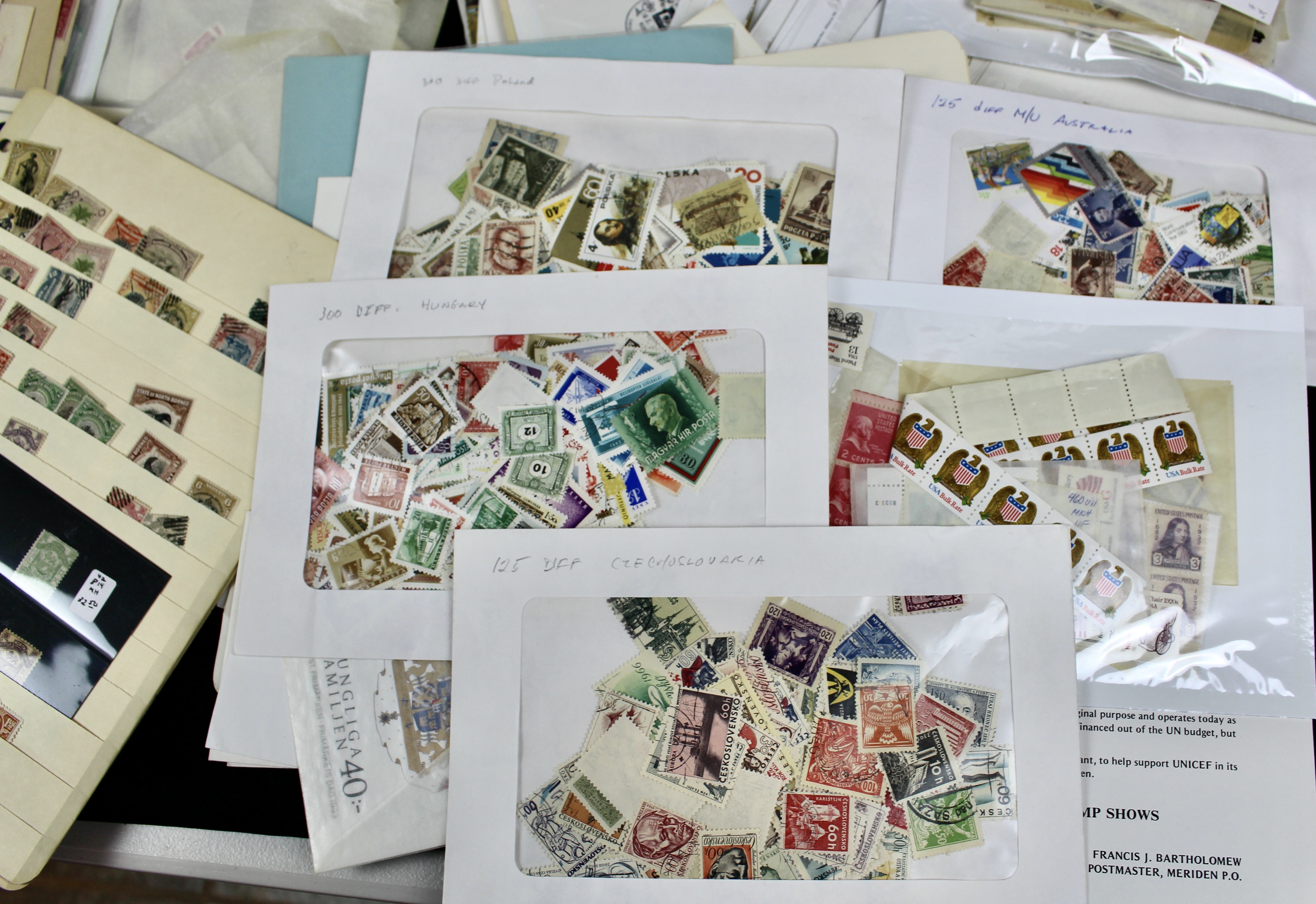 Eleven Pound Box of Stamps Most of Which are Foreign