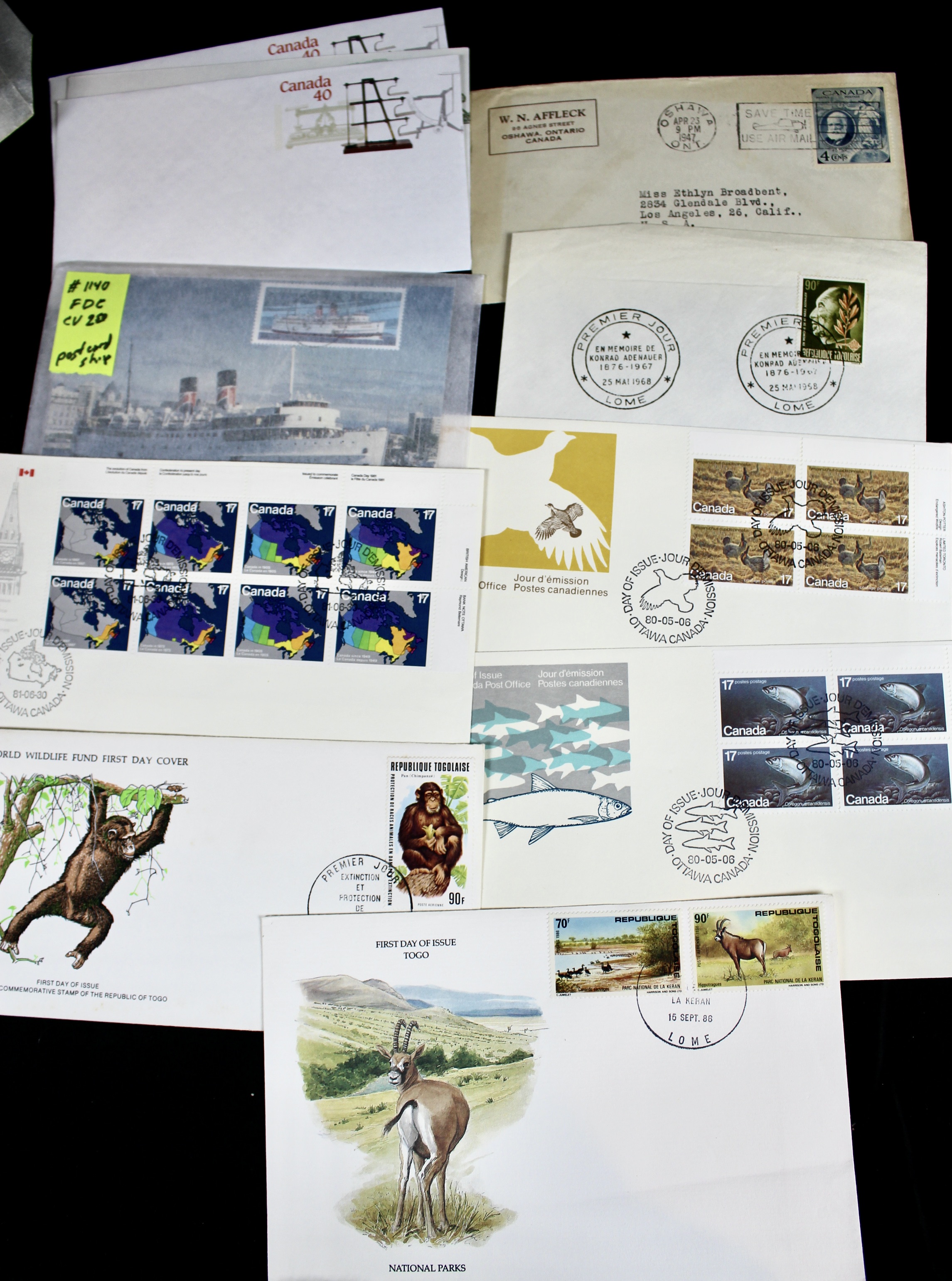 Eleven Pound Box of Stamps Most of Which are Foreign