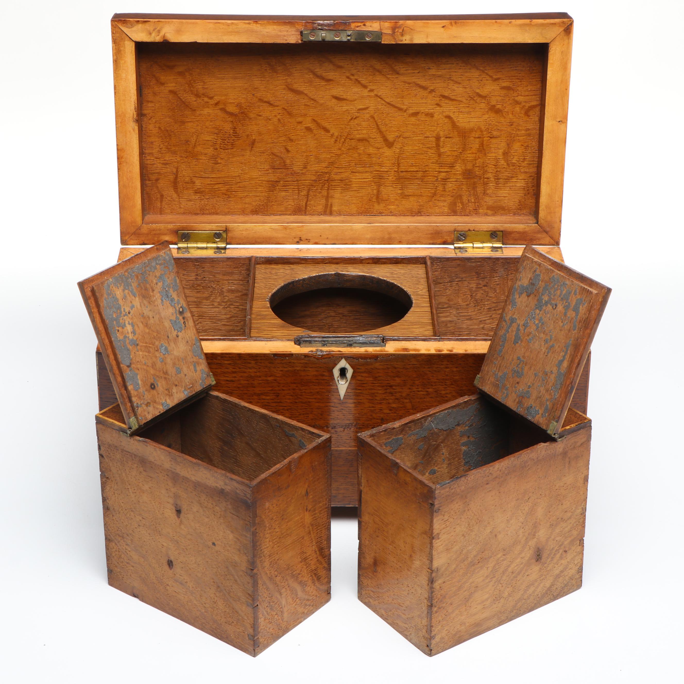 English George III Style Tea Caddy, Circa 1820