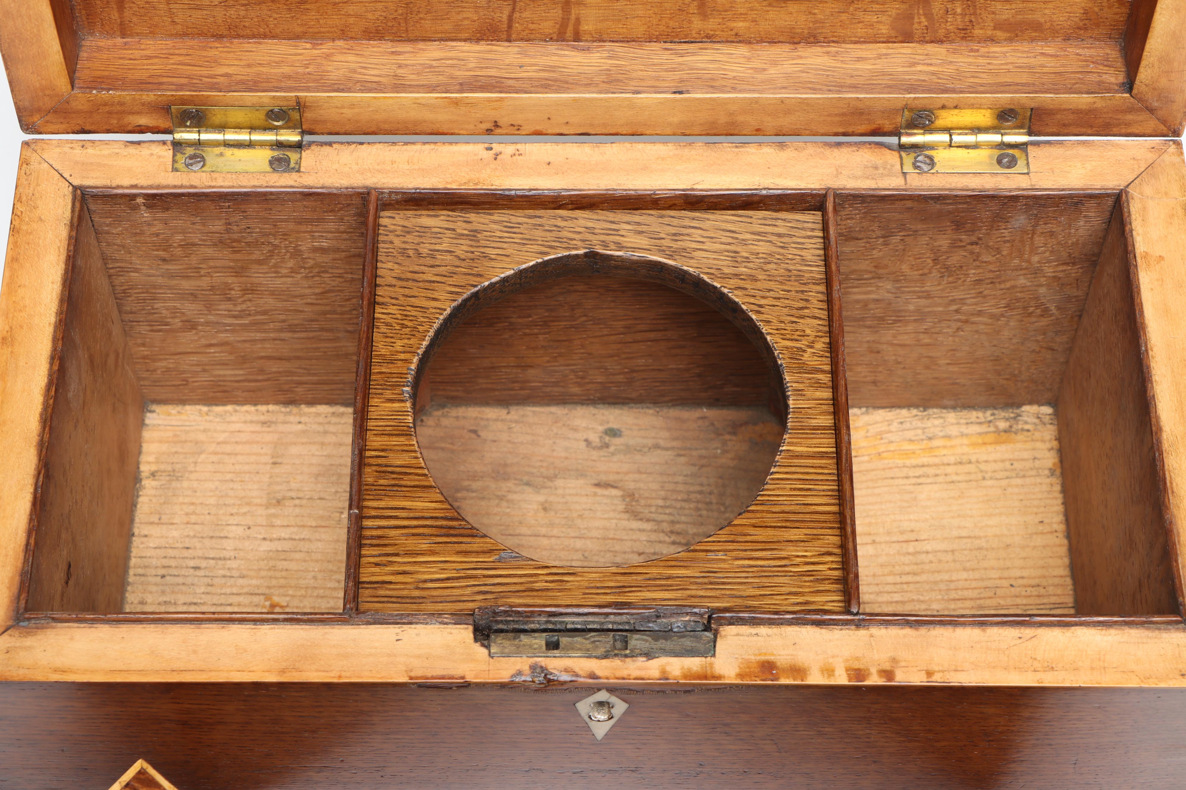 English George III Style Tea Caddy, Circa 1820