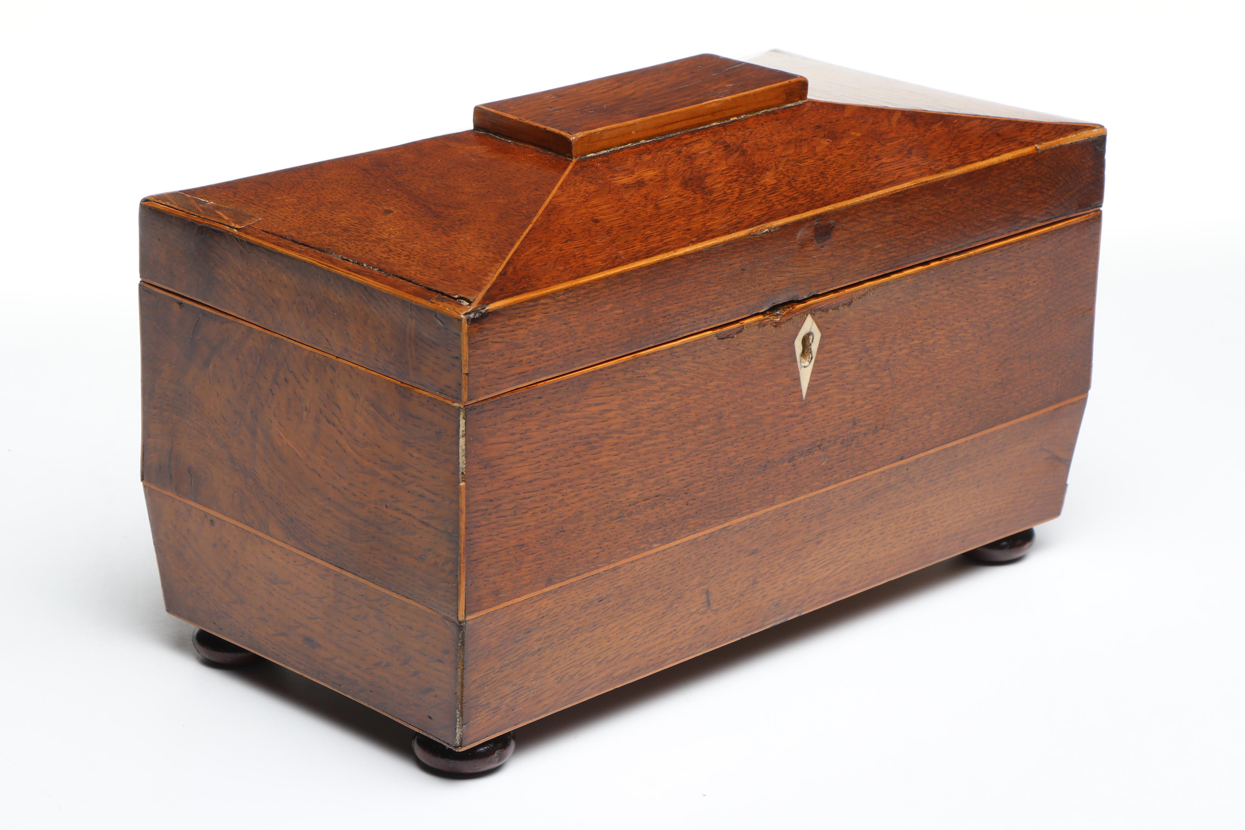 English George III Style Tea Caddy, Circa 1820