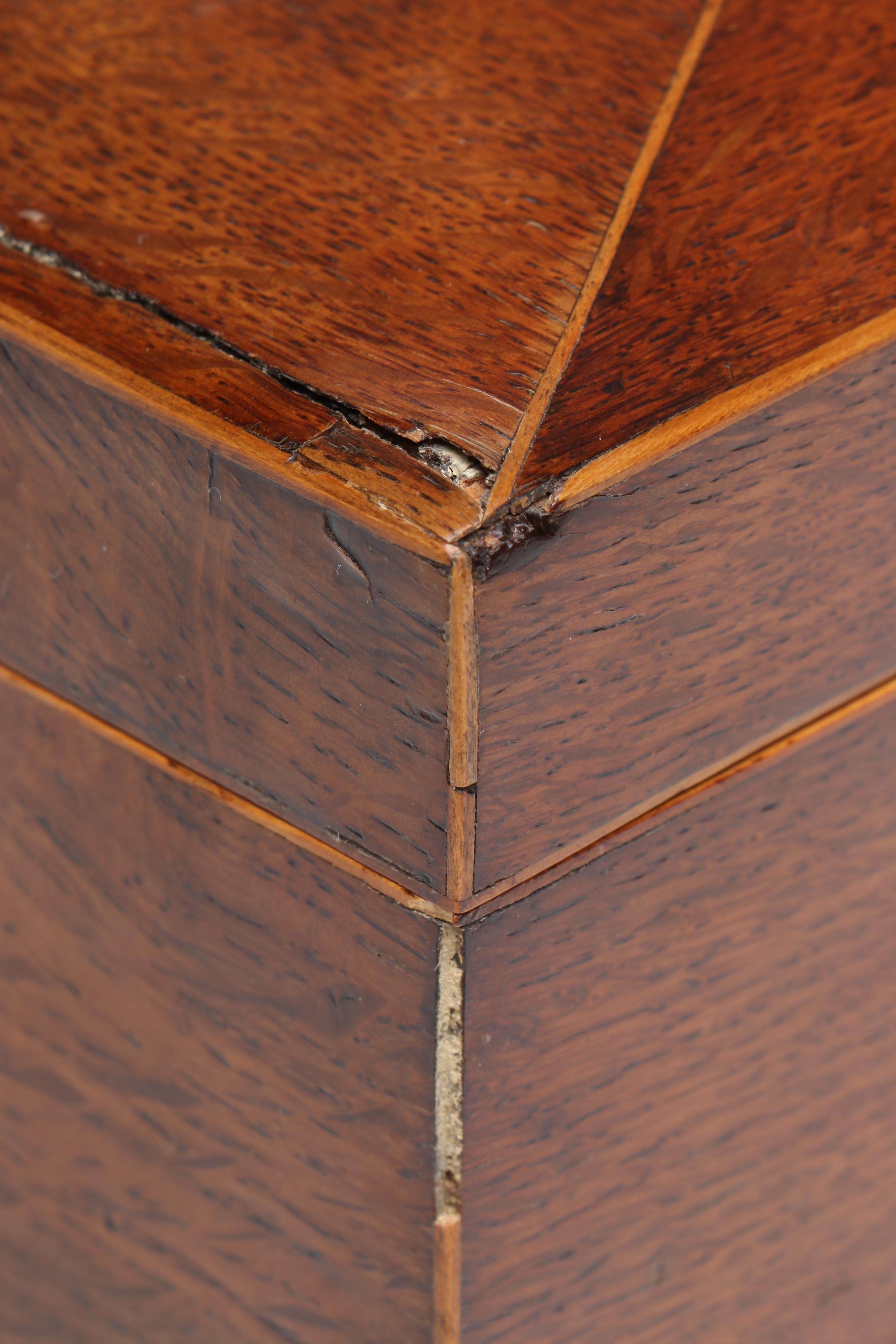 English George III Style Tea Caddy, Circa 1820