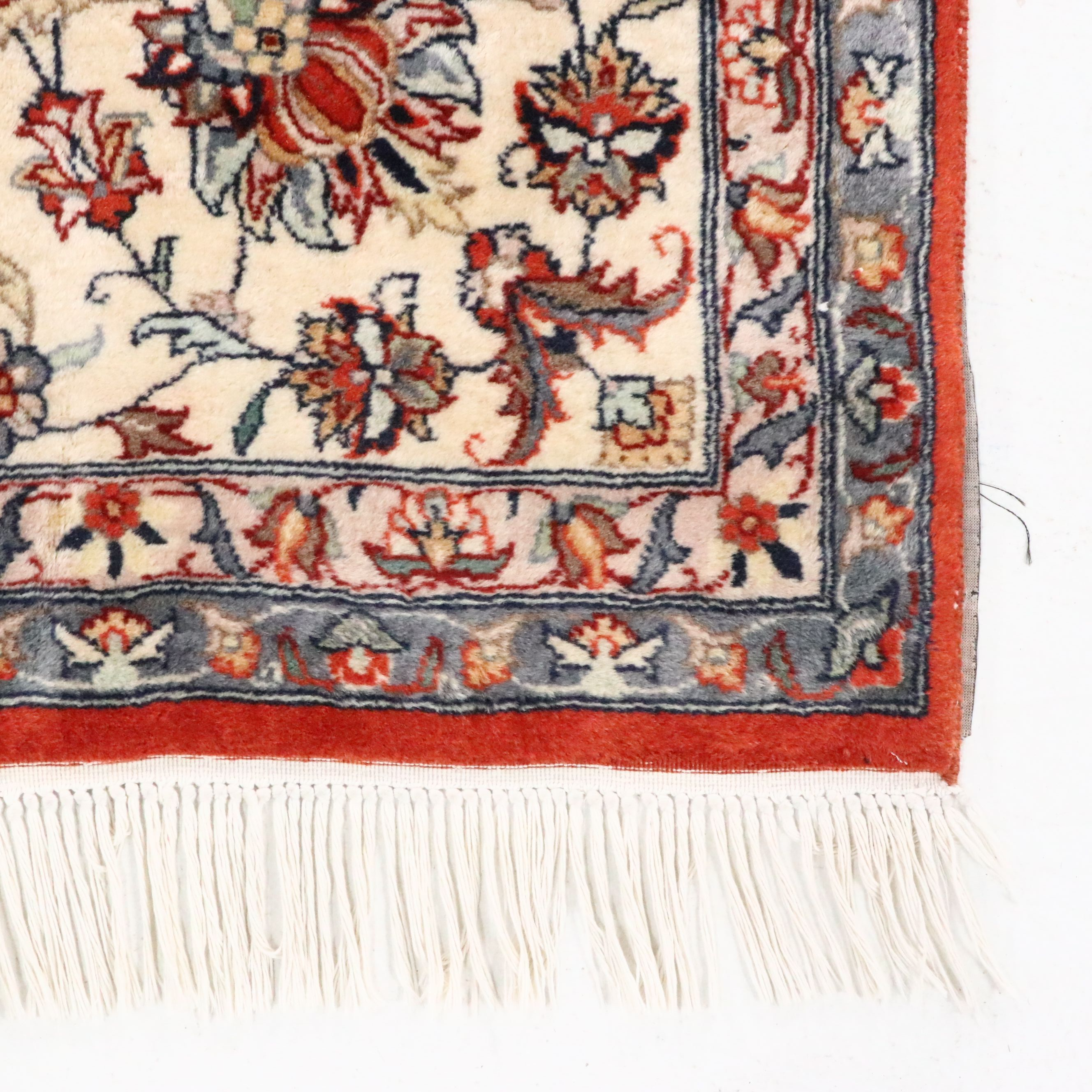 8'1 x 10'5 Hand-Knotted Persian Kashan Area Rug