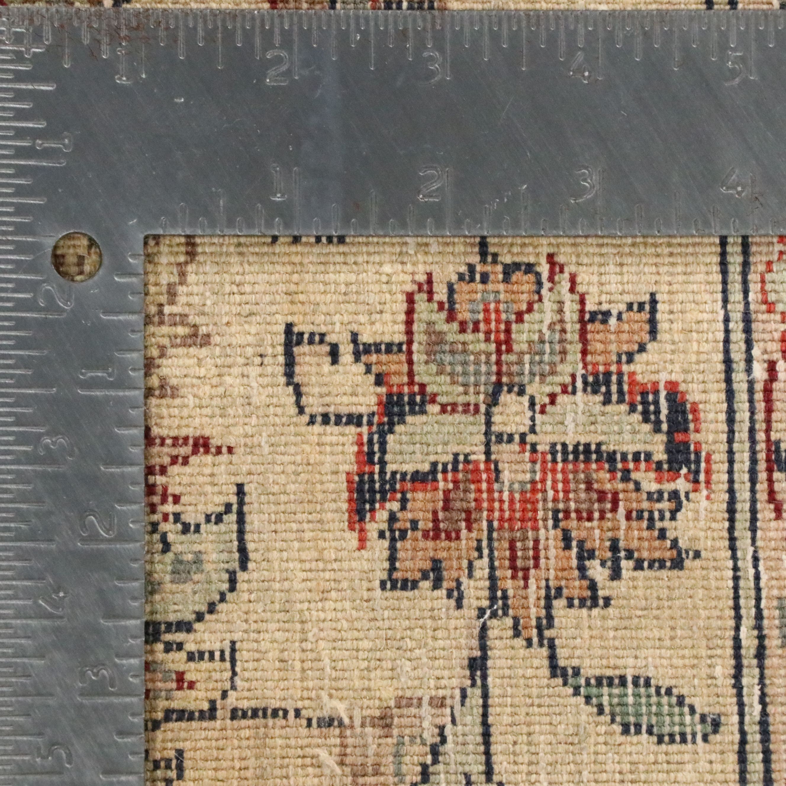 8'1 x 10'5 Hand-Knotted Persian Kashan Area Rug