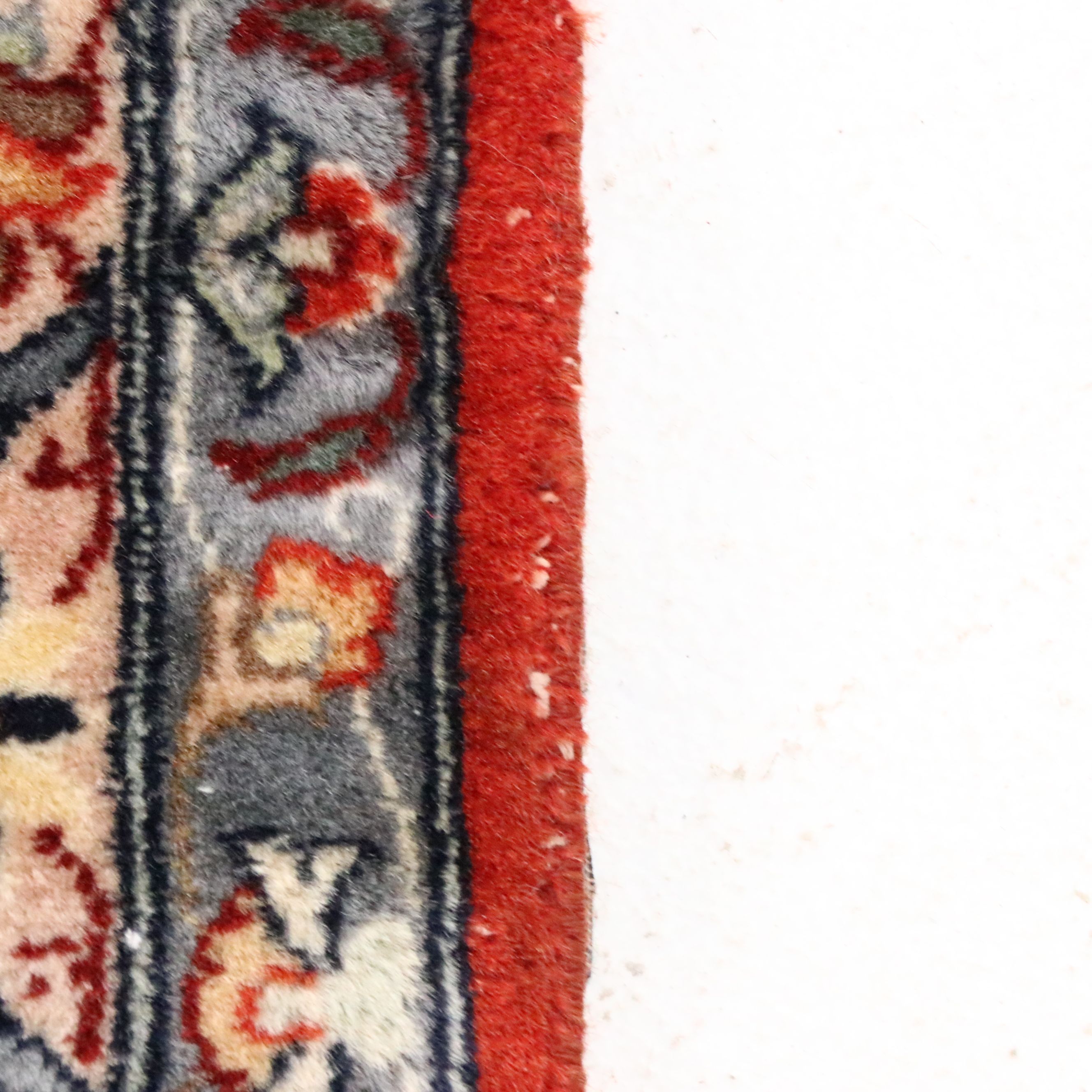 8'1 x 10'5 Hand-Knotted Persian Kashan Area Rug