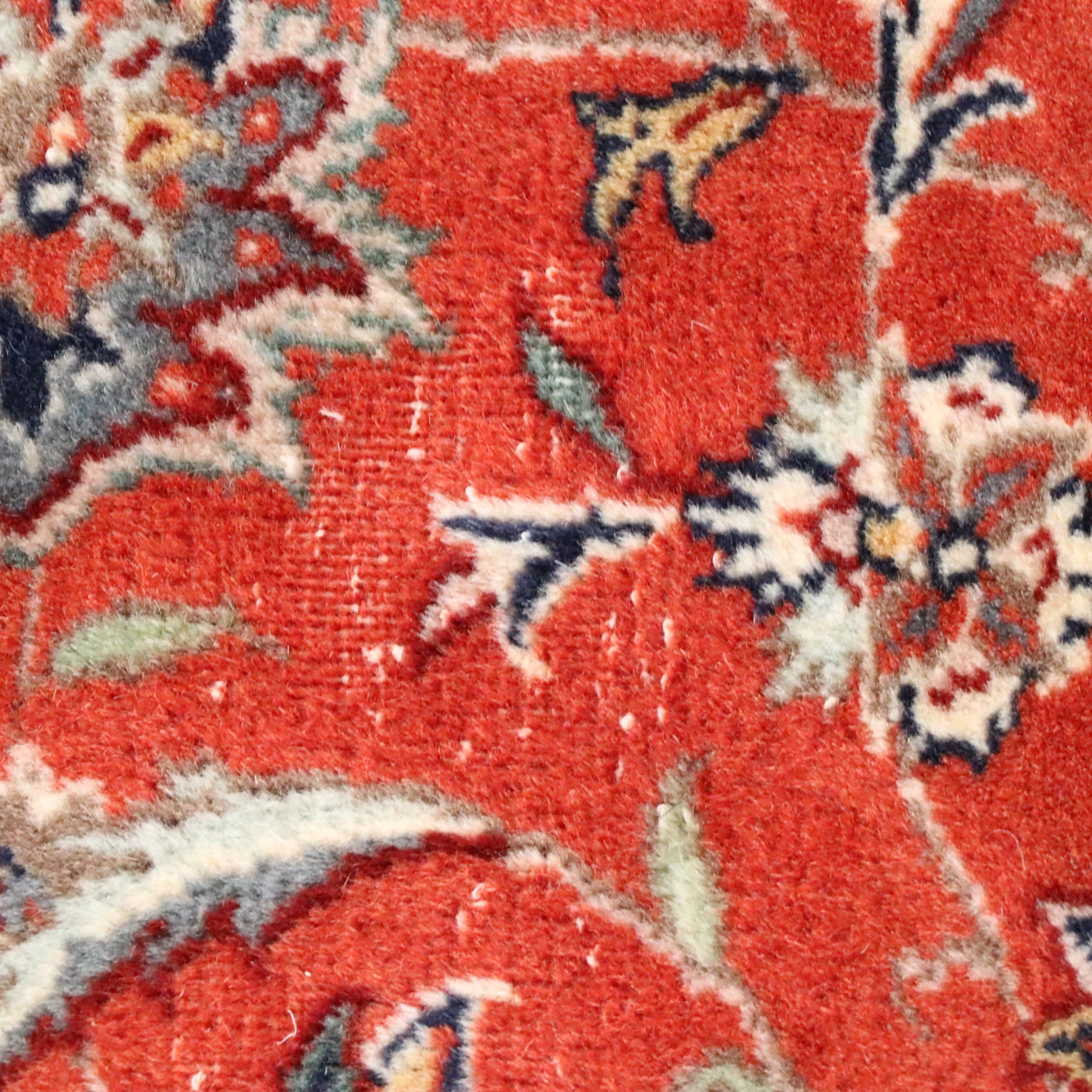 8'1 x 10'5 Hand-Knotted Persian Kashan Area Rug