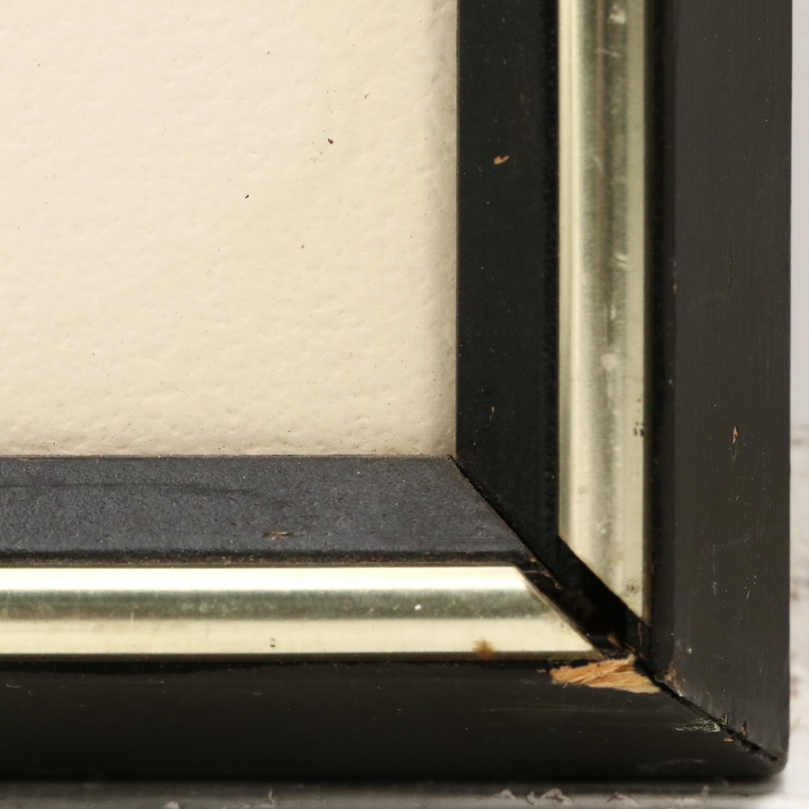 C. Lenard Abstract Geometric Serigraph "Masthead," 1971