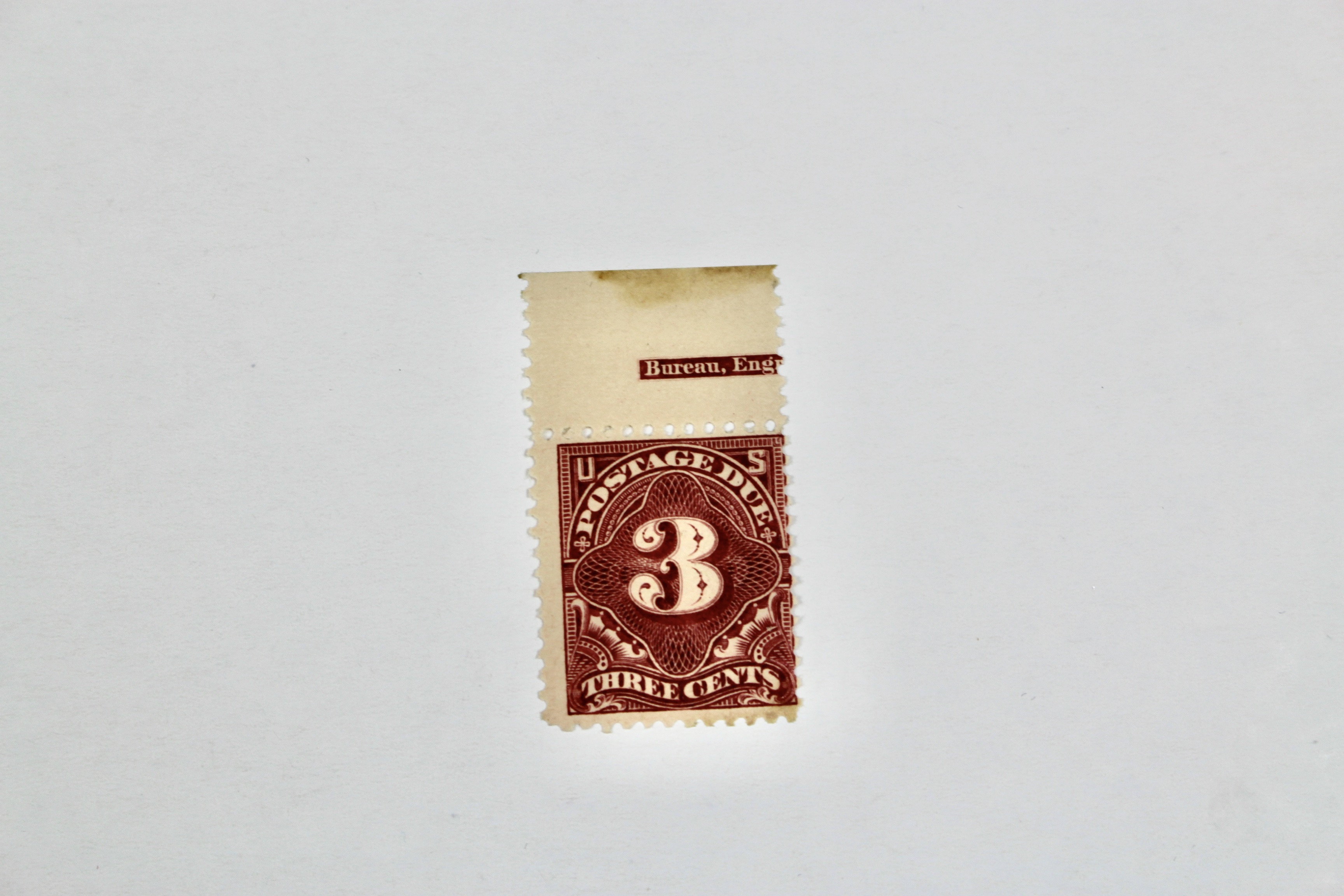 Nine Early U.S. Postage Due Stamps