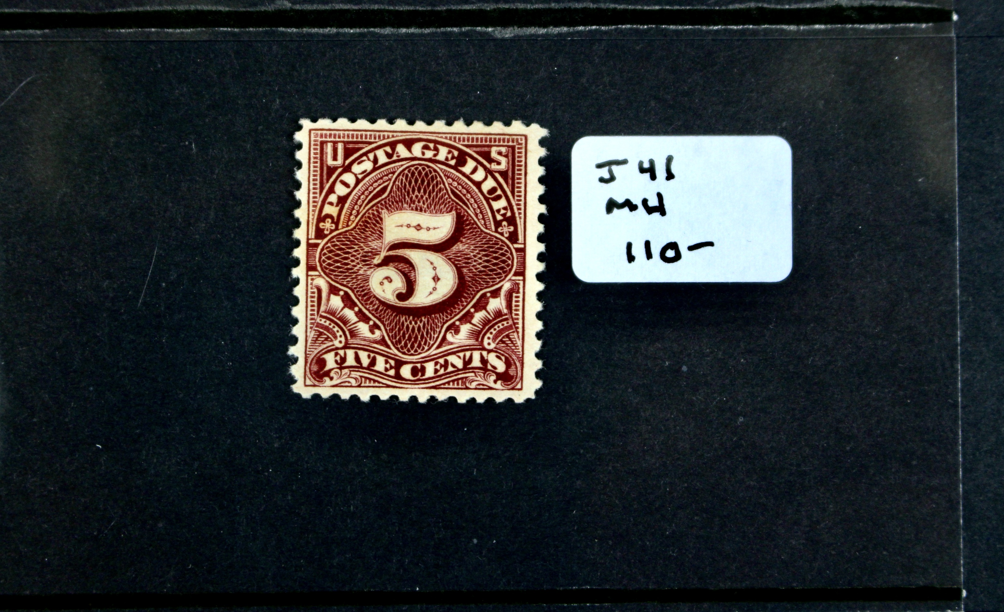Nine Early U.S. Postage Due Stamps