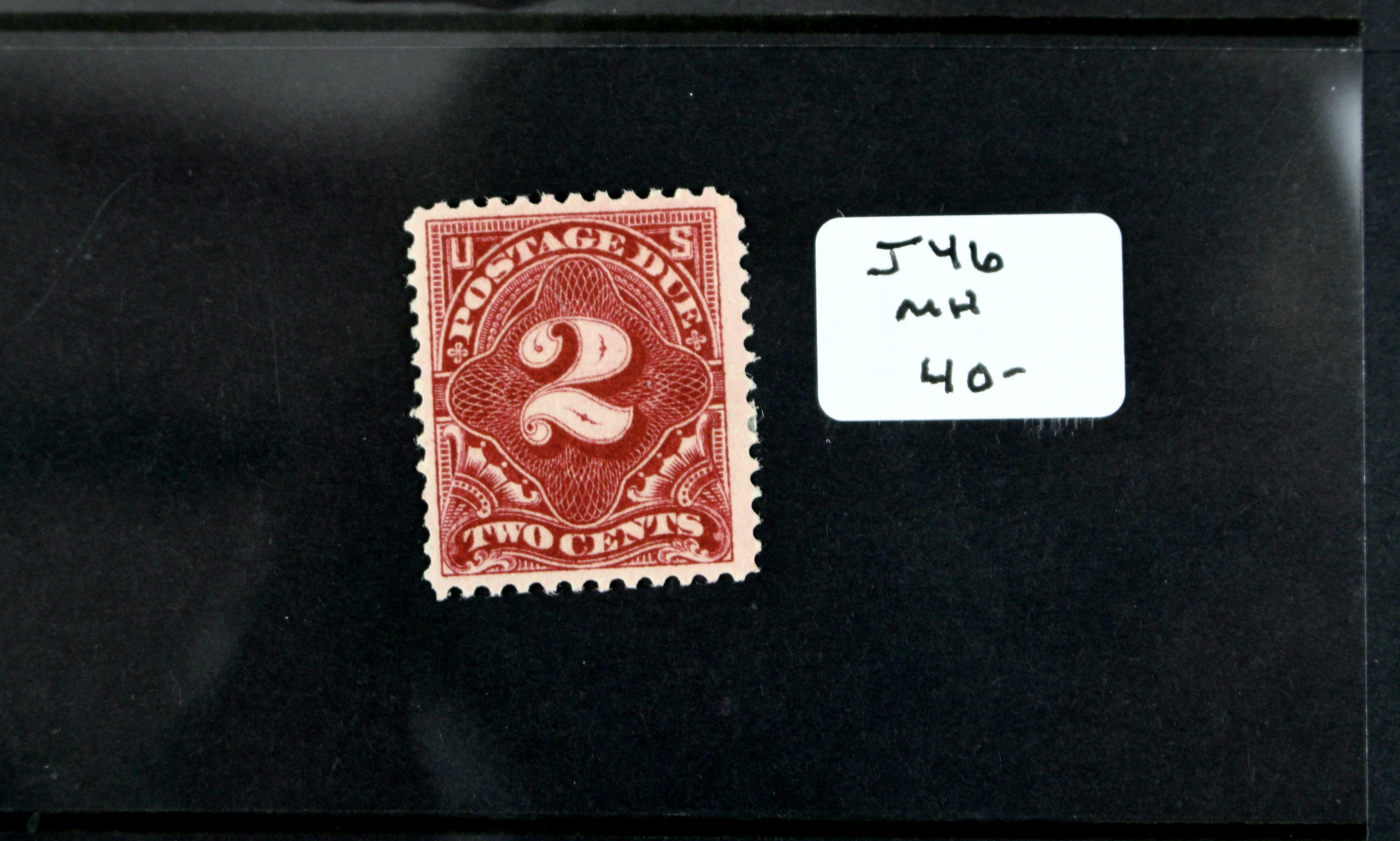 Nine Early U.S. Postage Due Stamps