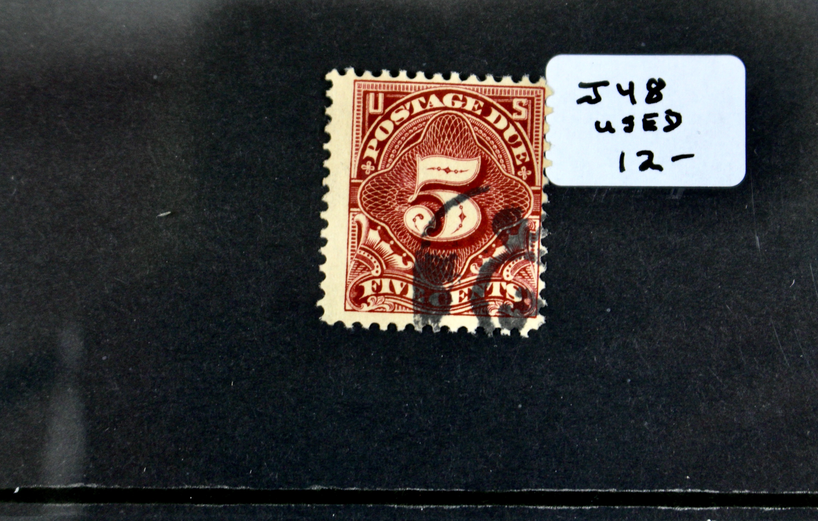 Nine Early U.S. Postage Due Stamps