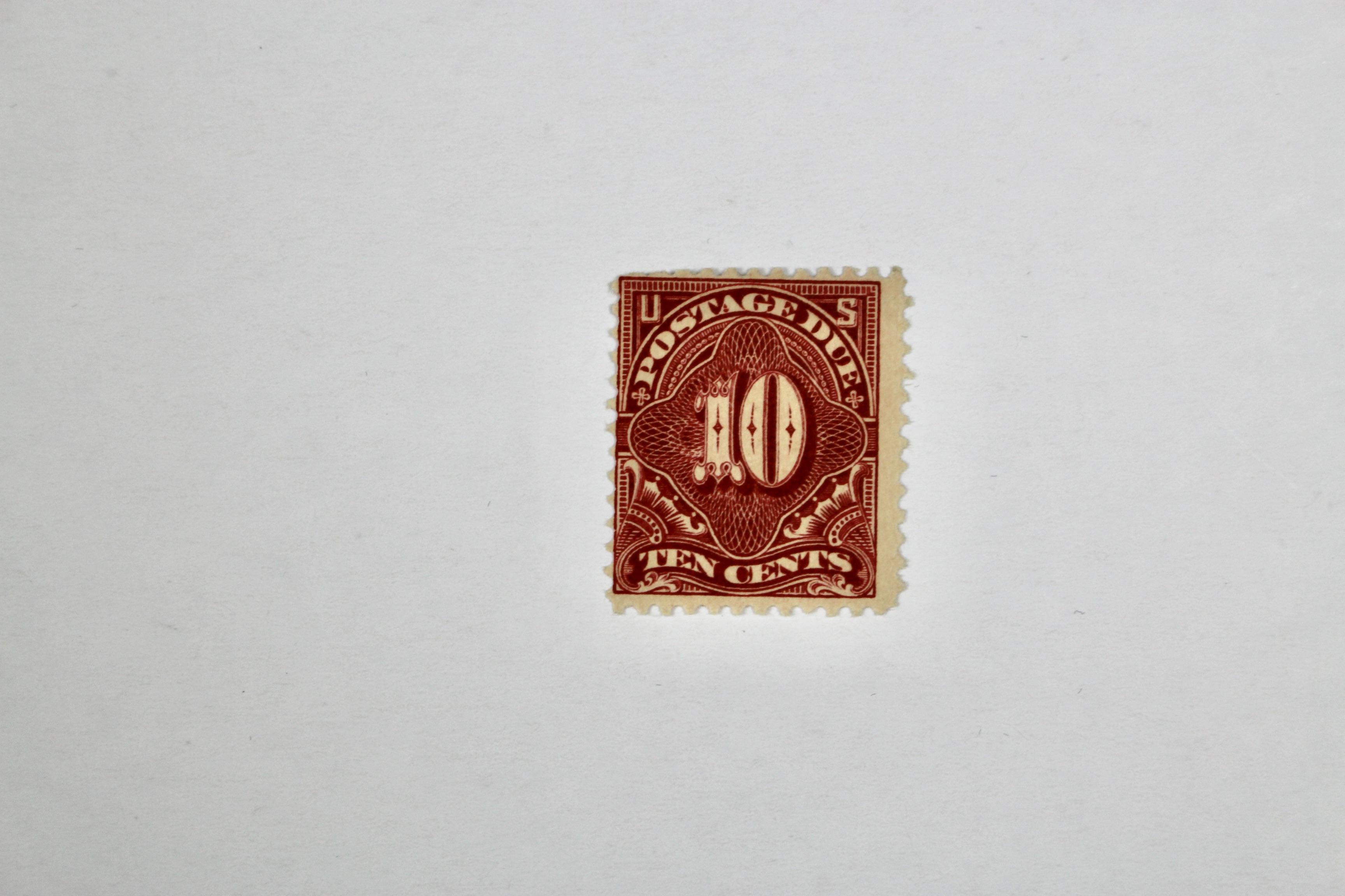 Nine Early U.S. Postage Due Stamps