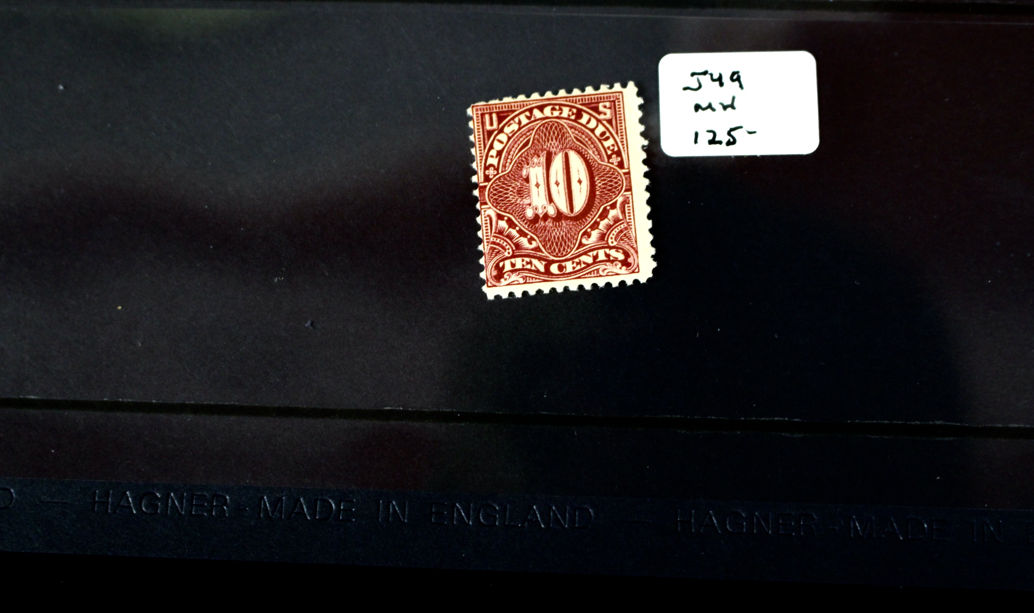 Nine Early U.S. Postage Due Stamps