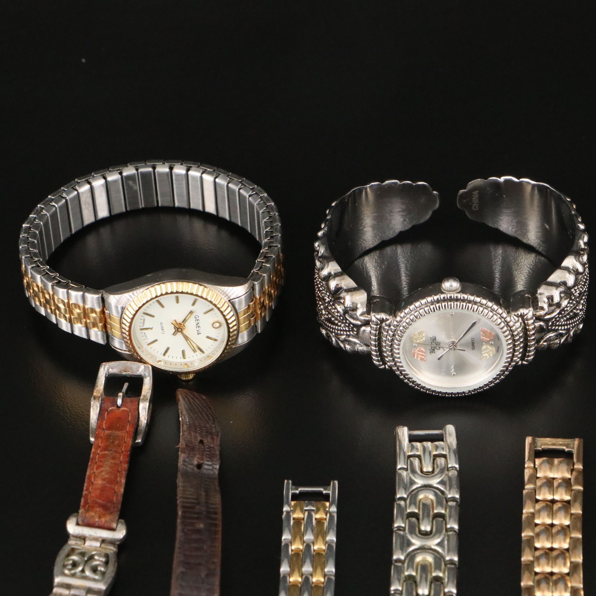 Quartz Watch Collection Featuring Peugeot and Black Hills Gold with 12K Accents