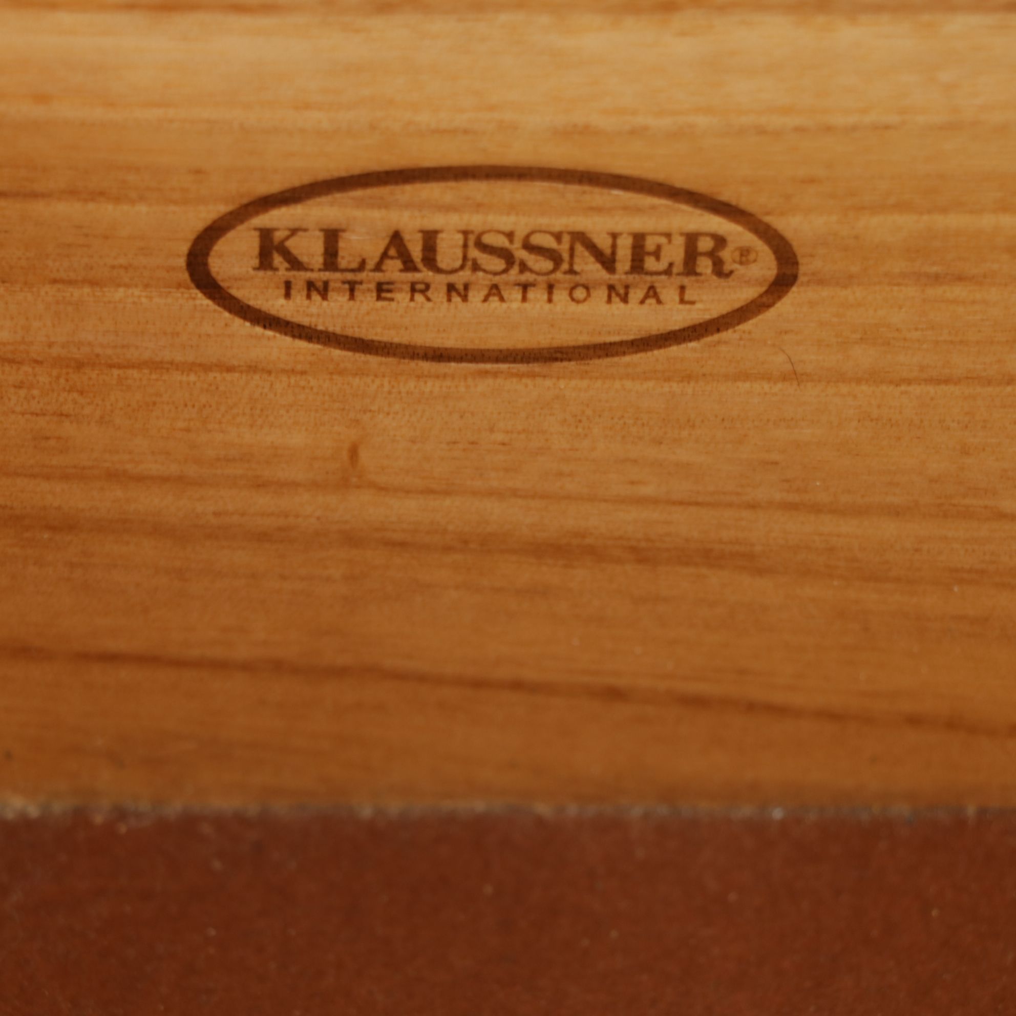 Klaussner Walnut Tall Serpentine Front Dresser and Mirror, 21st Century