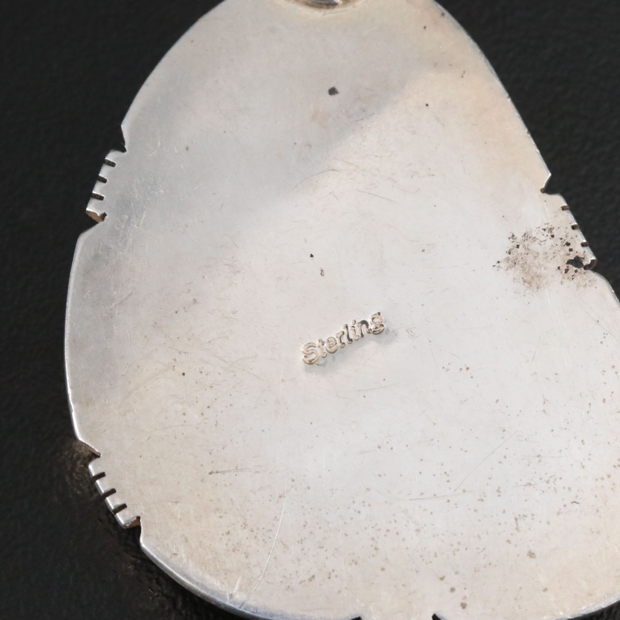 Southwestern Sterling Turquoise Pendant with Bracelet