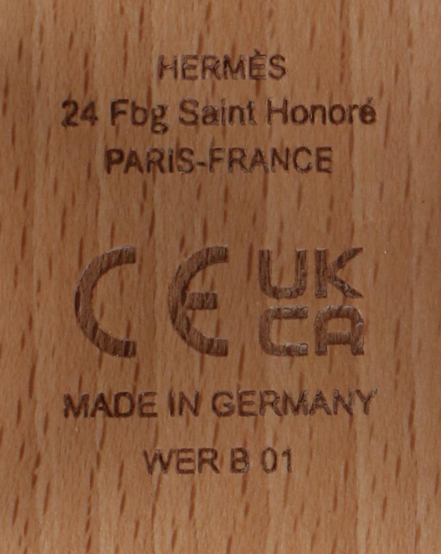 Hermès "Épopée" Beechwood Pull-Along Horse with Bridle Leather Rope