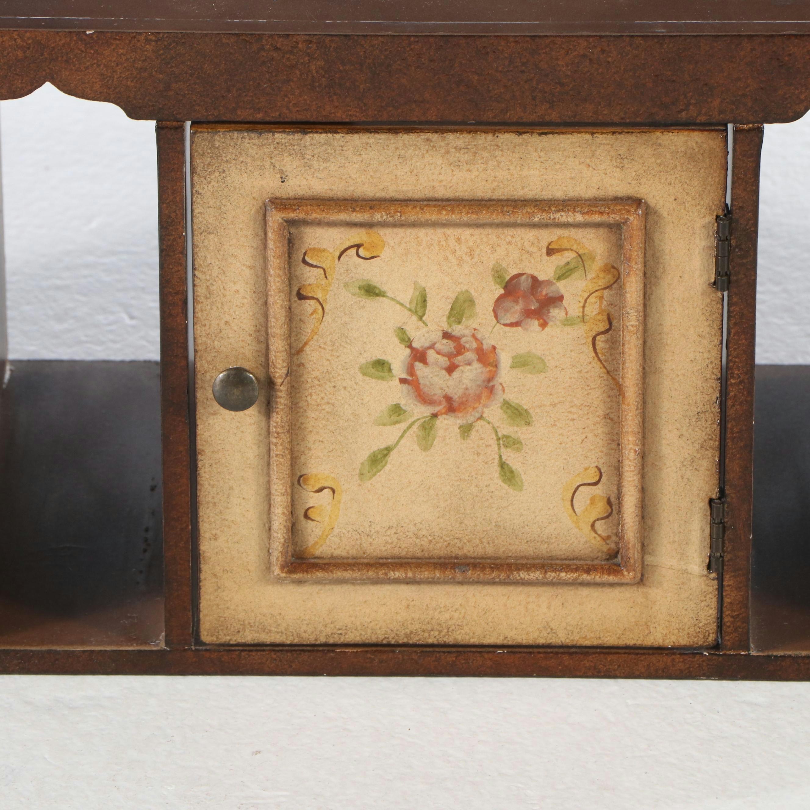 Napoleon III Style Wooden Desk with Gallery Top