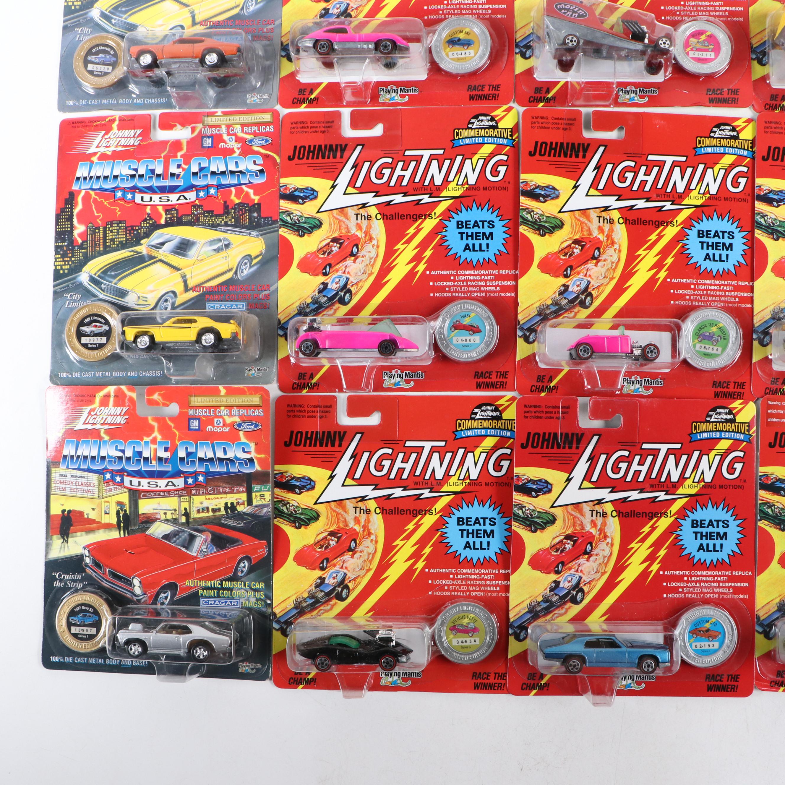 Johnny Lightning Commemorative Limited Edition and Muscle Cars, 1990s
