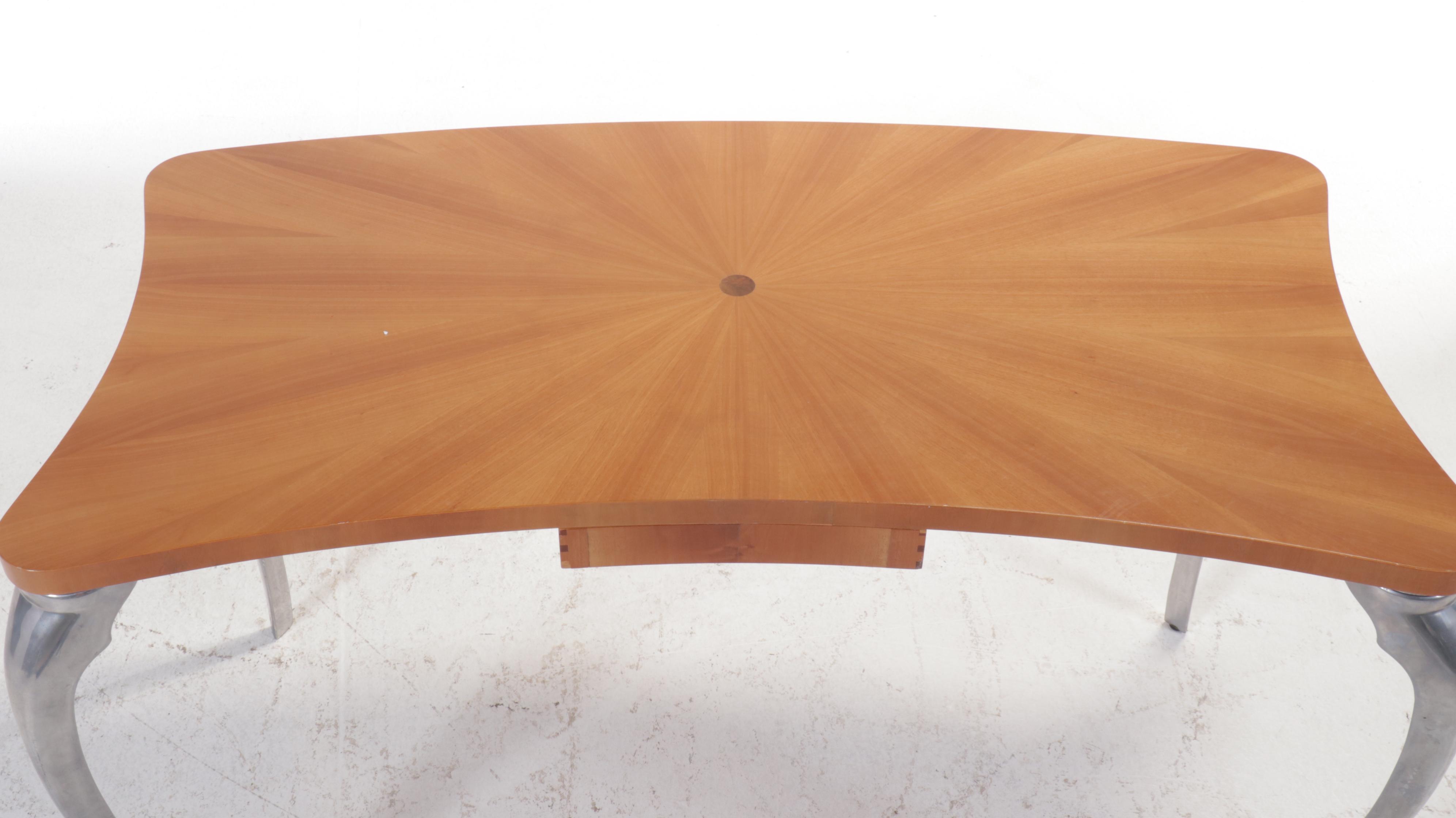 Stickley Modern Maple and Metal Desk