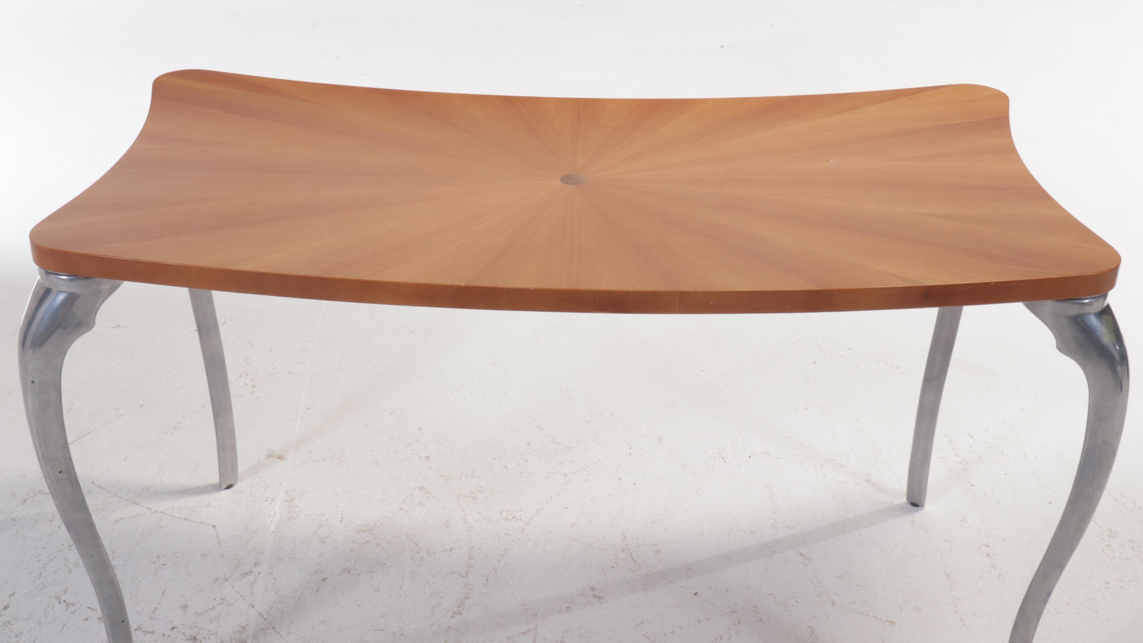 Stickley Modern Maple and Metal Desk