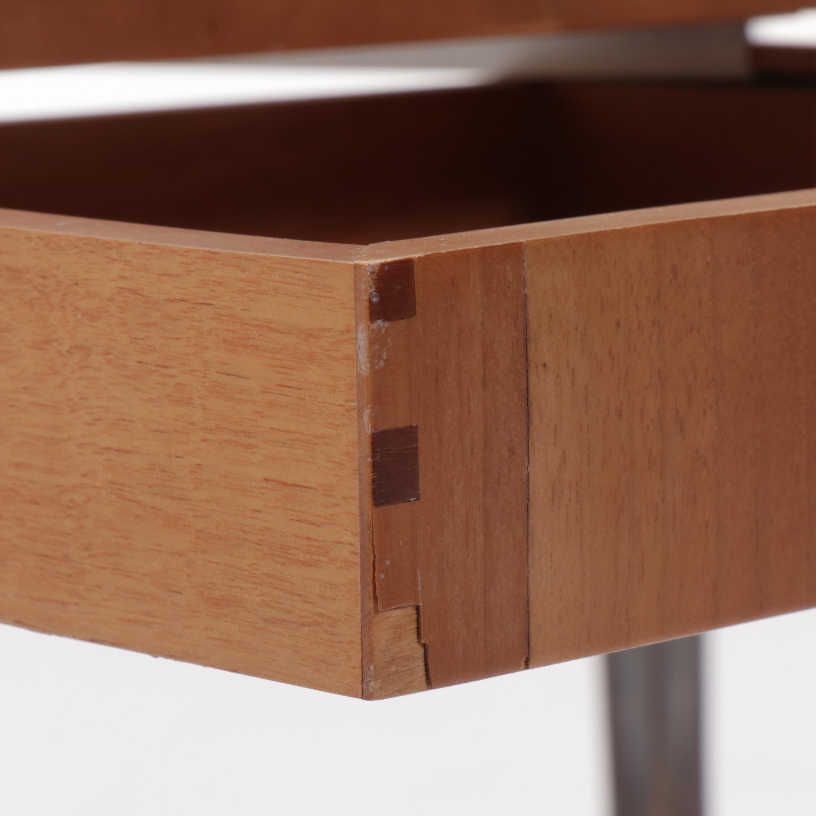 Stickley Modern Maple and Metal Desk