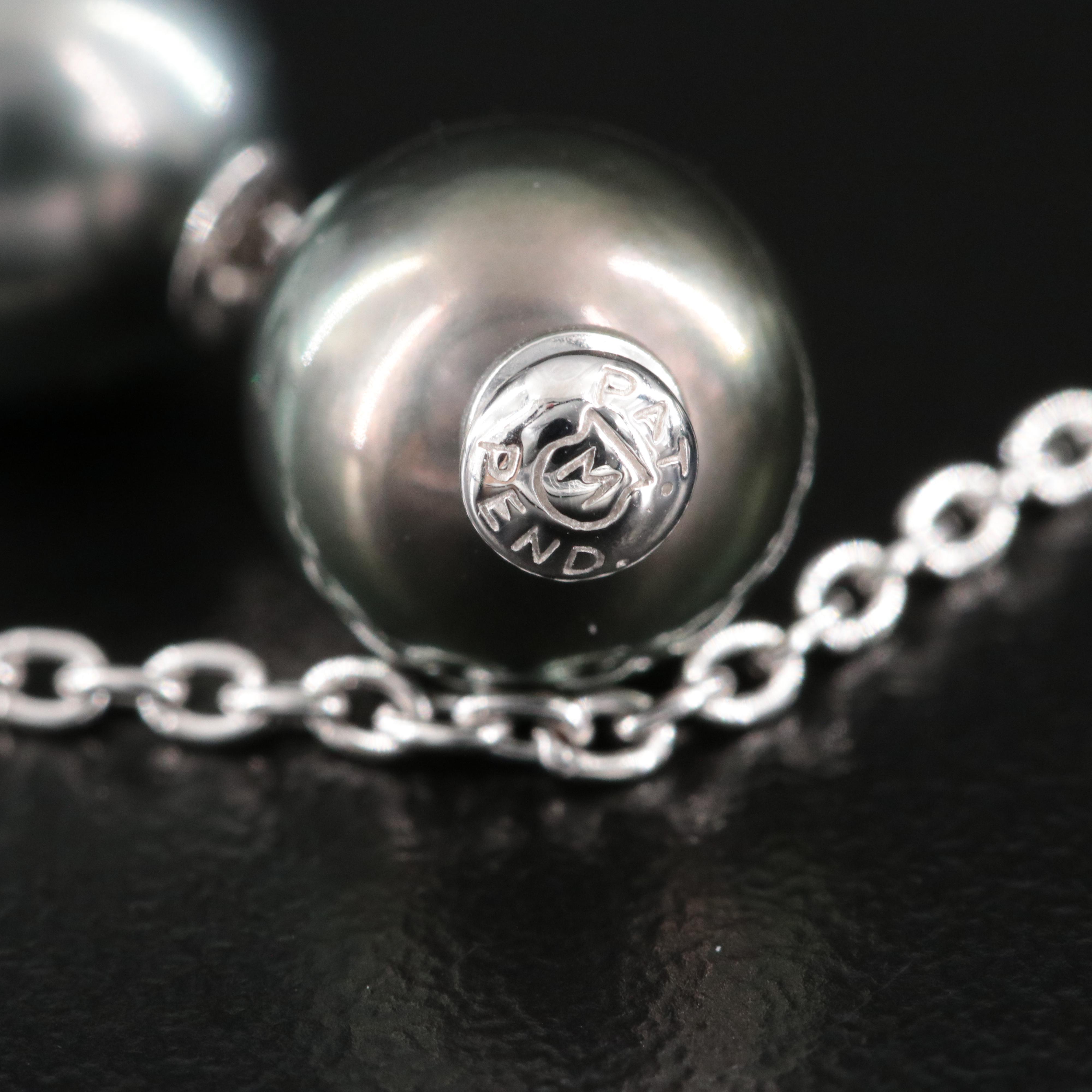 Mikimoto 18K Pearl and 0.26 CTW Diamond Lariat Necklace