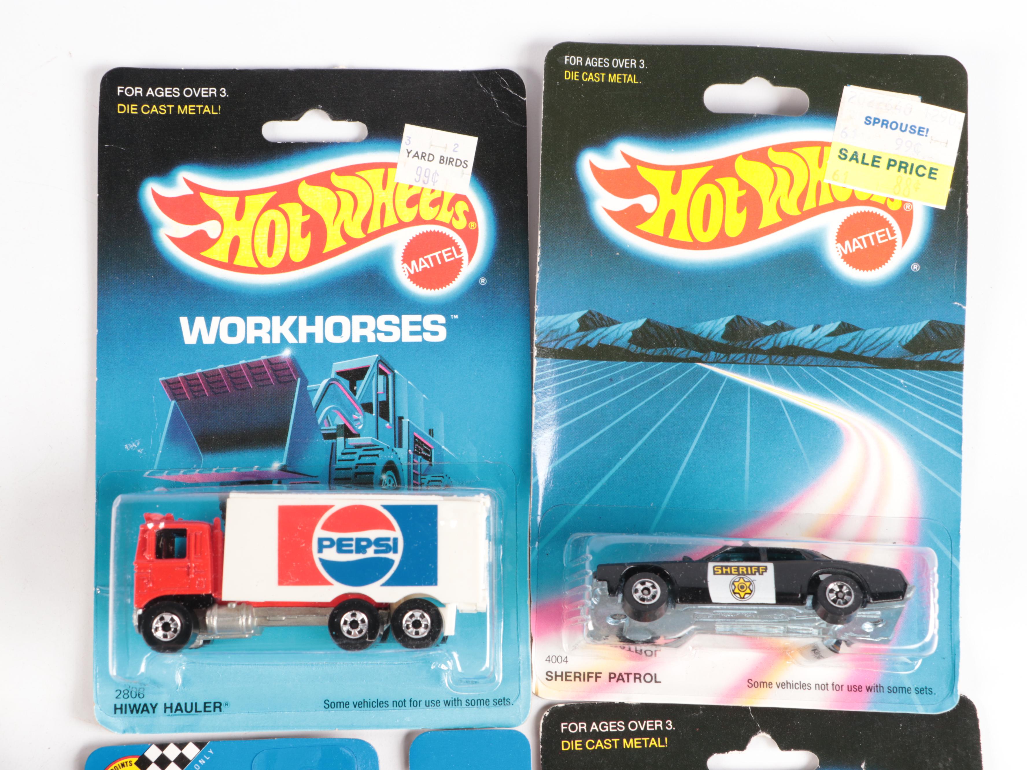 Hot Wheels "Jeep CJ-7," "Bronco 4-Wheeler" and More Toy Cars, 1980s–1990s