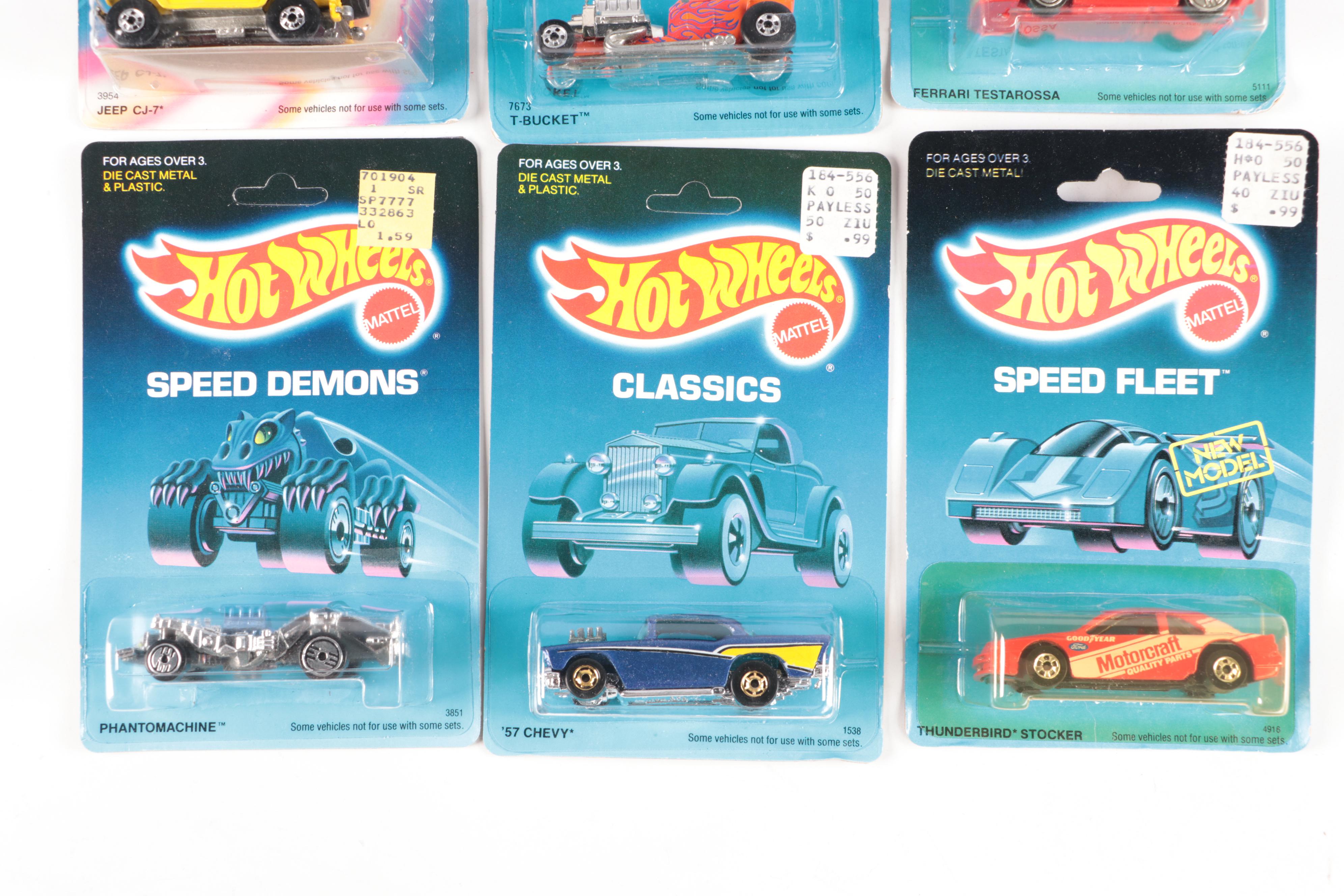 Hot Wheels "Jeep CJ-7," "Bronco 4-Wheeler" and More Toy Cars, 1980s–1990s