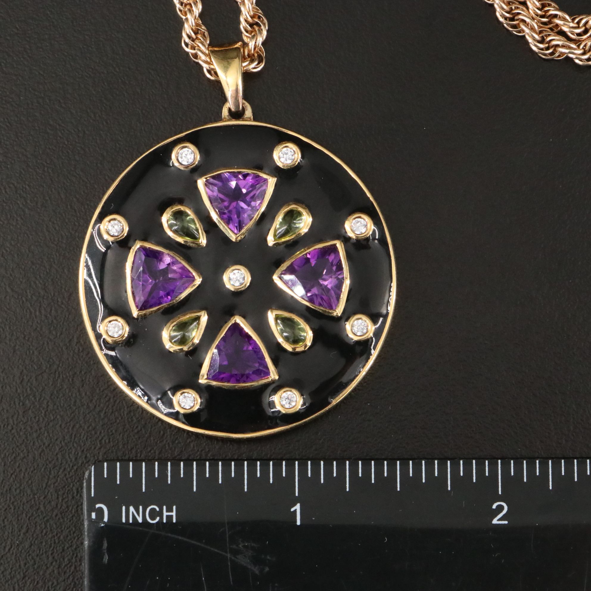 Freda Rothman, Rock Crystal and Amethyst Featured in Necklace Trio