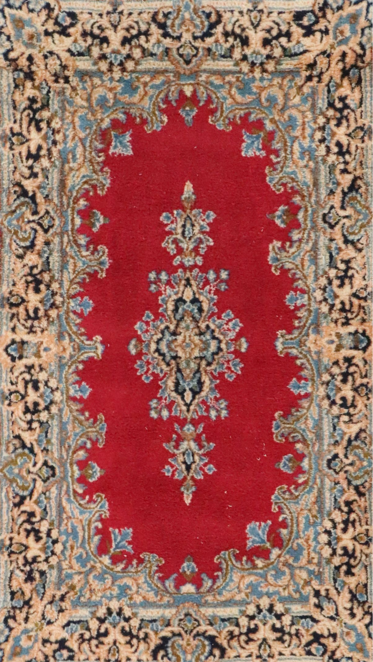 3' x 5'6 Hand-Knotted Persian Kerman Accent Rug