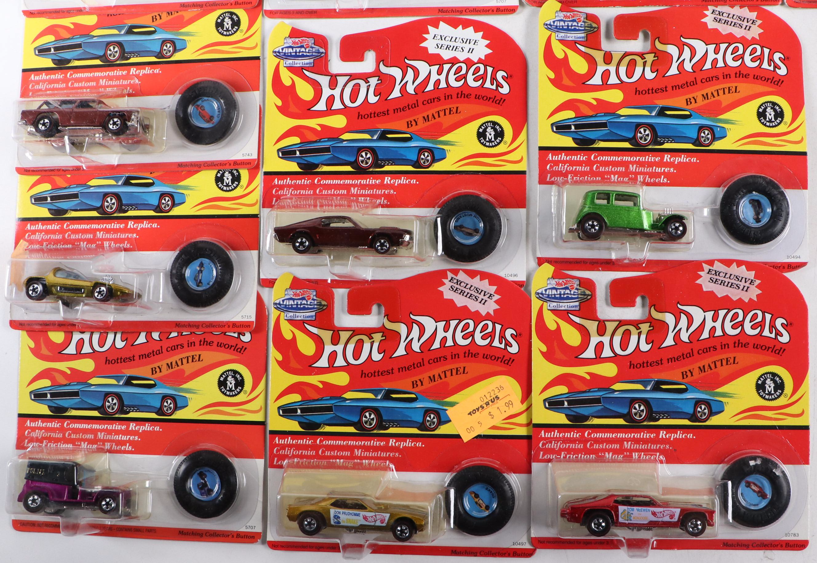 Johnny Lightning Vintage Collection and More Toy Cars with Hot Wheels Lunchbox