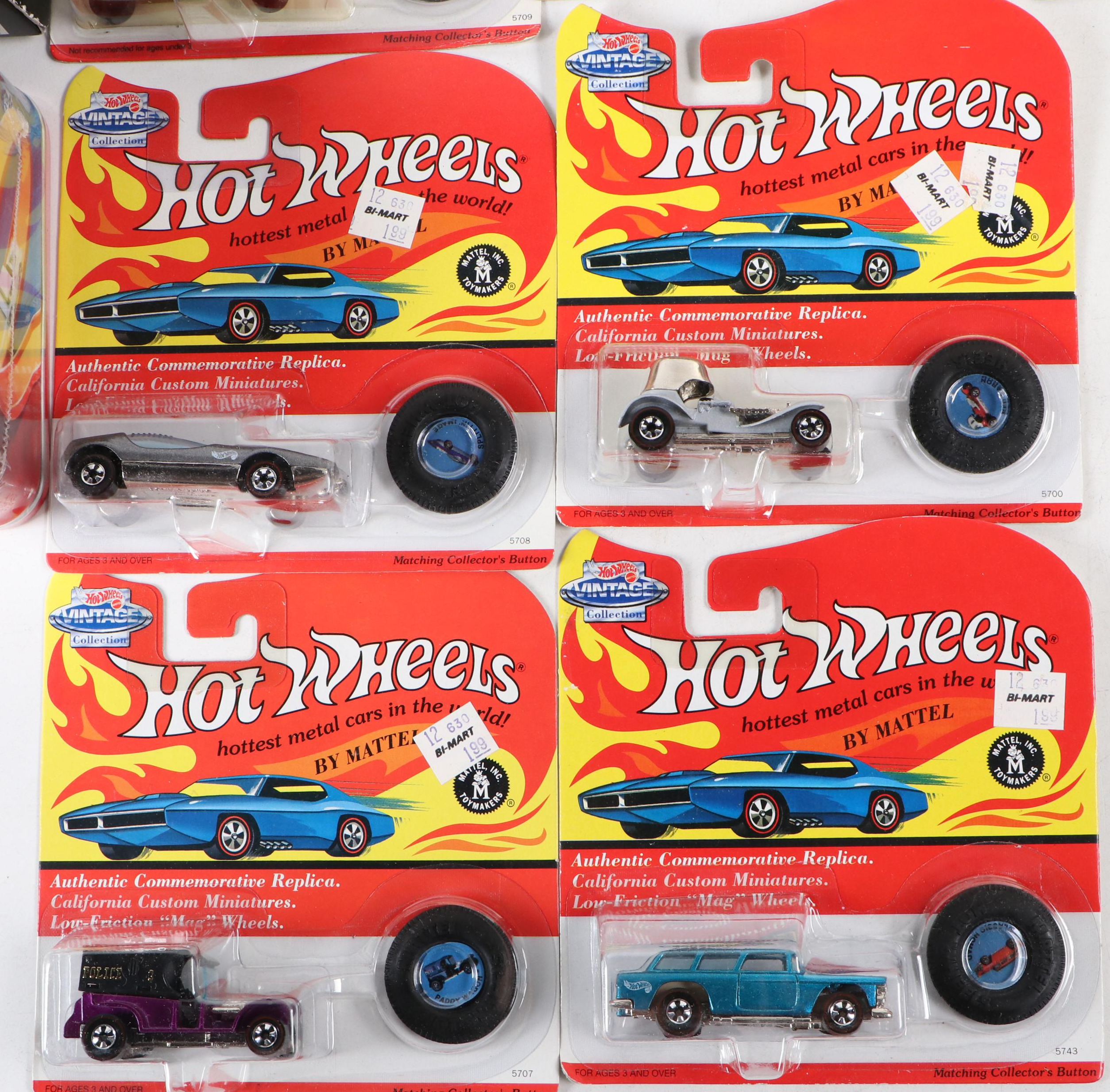 Johnny Lightning Vintage Collection and More Toy Cars with Hot Wheels Lunchbox