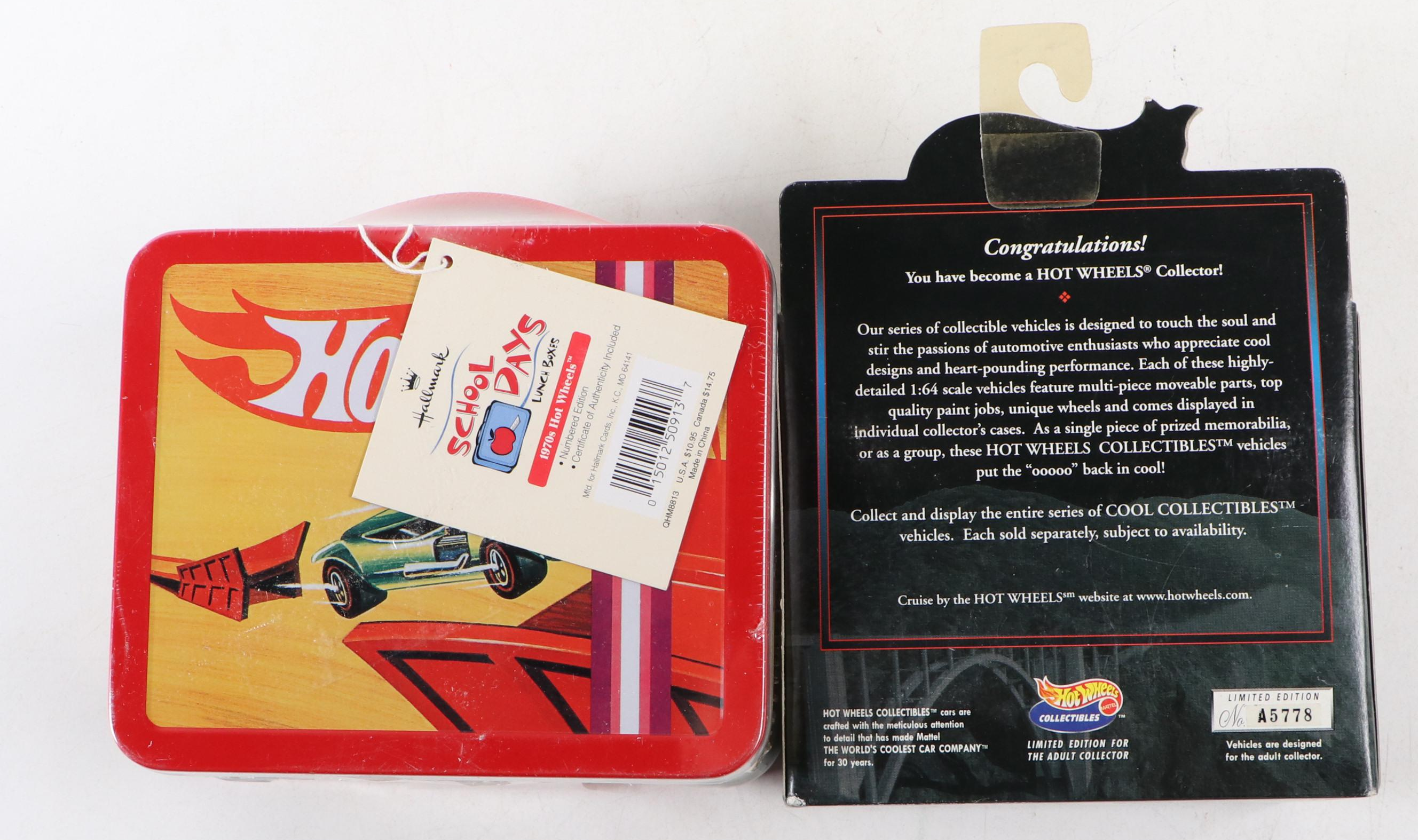 Johnny Lightning Vintage Collection and More Toy Cars with Hot Wheels Lunchbox