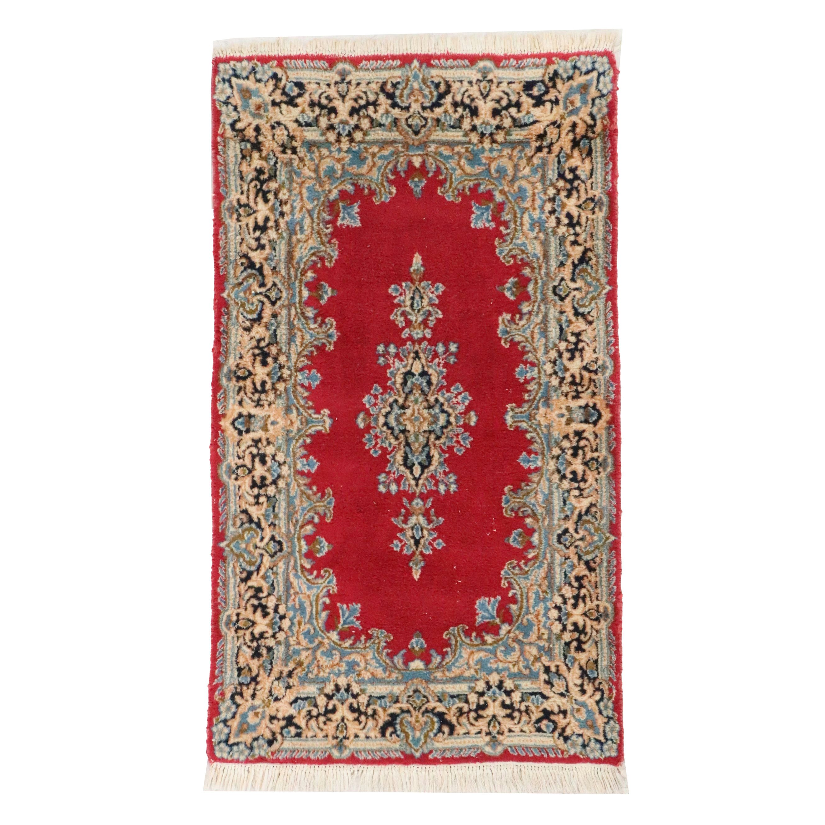 3' x 5'6 Hand-Knotted Persian Kerman Accent Rug