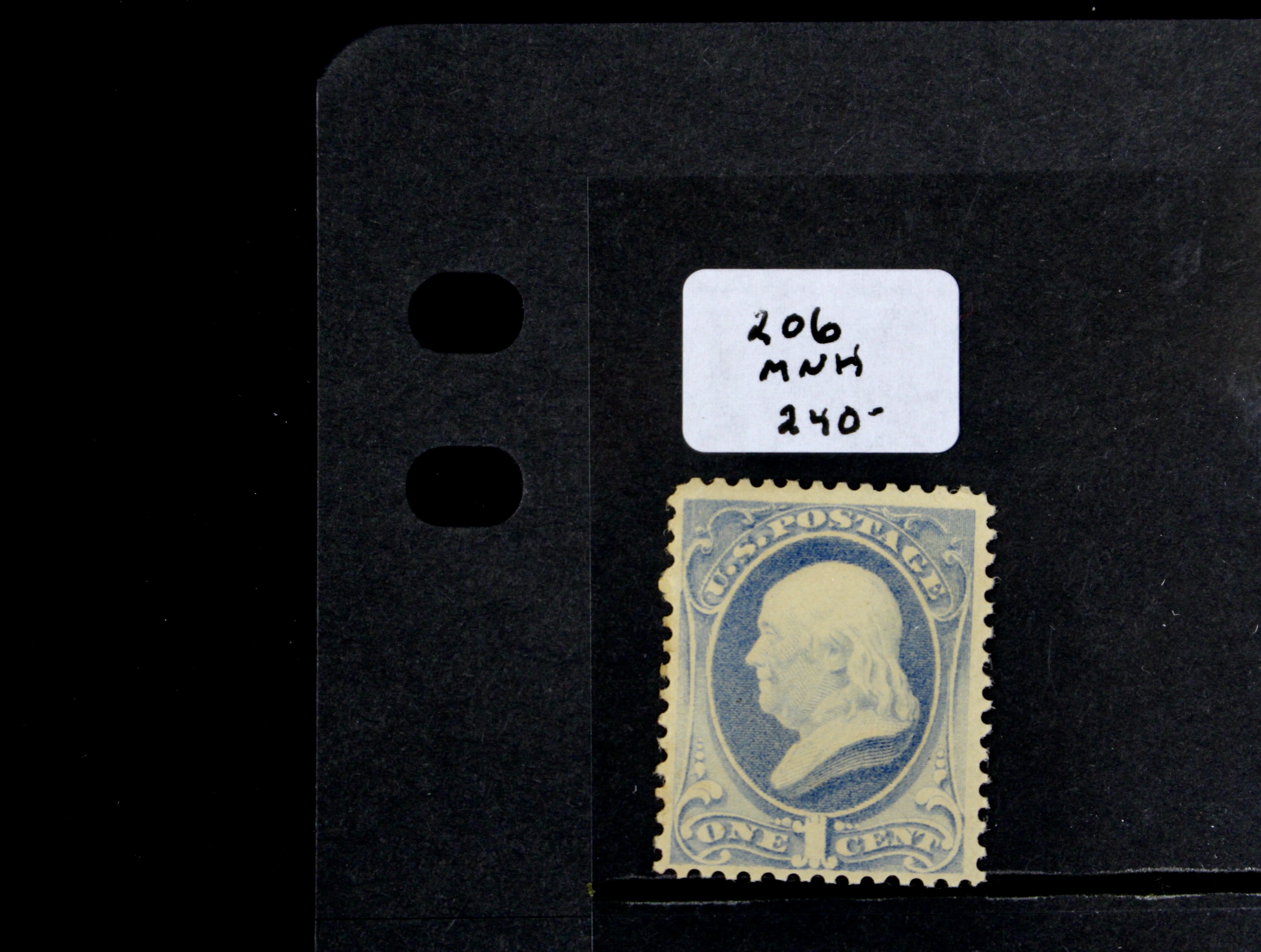 Five Early MNH U.S. Stamps Including Scott#s 206, 207, 210, 212, and 213