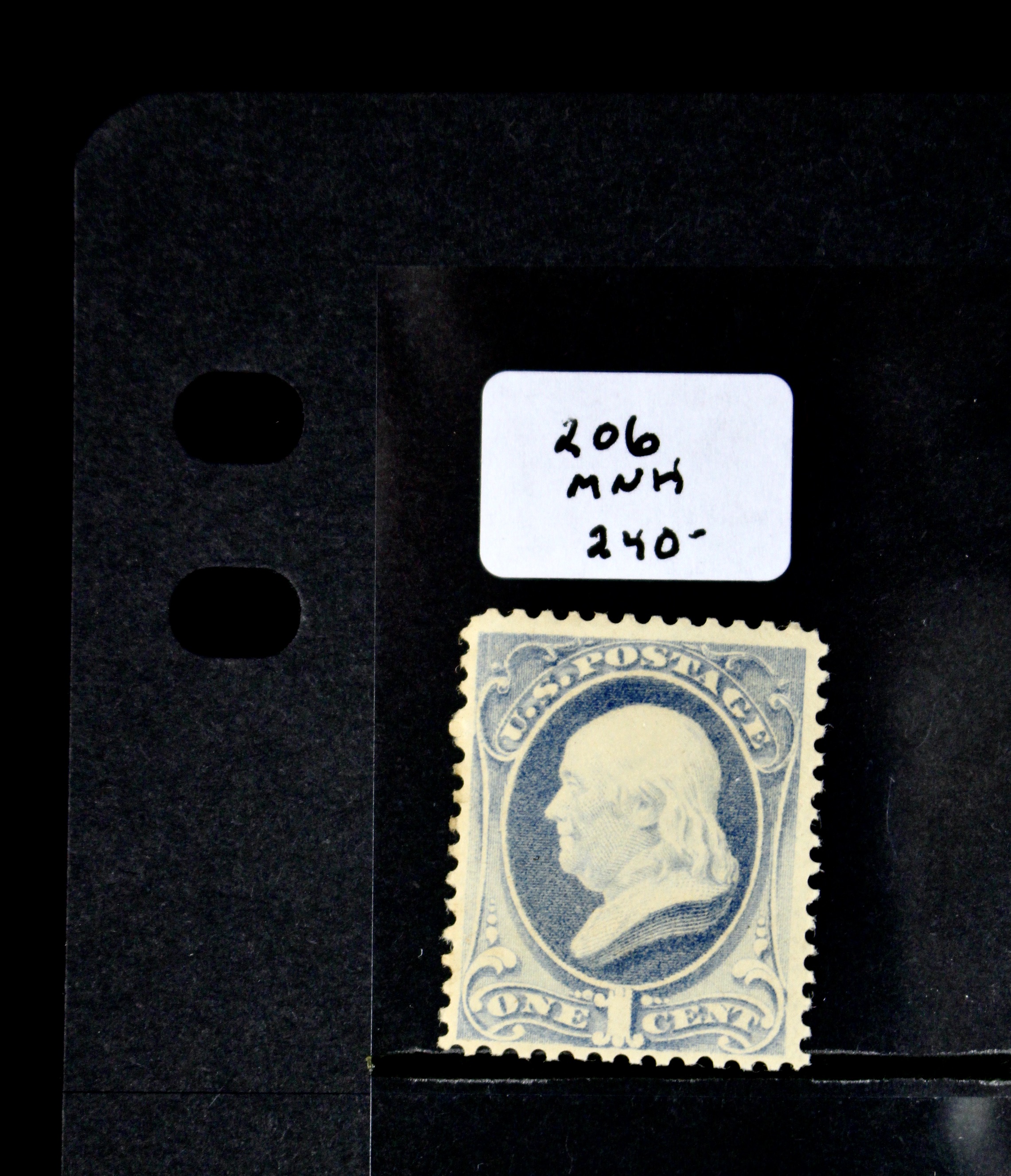 Five Early MNH U.S. Stamps Including Scott#s 206, 207, 210, 212, and 213