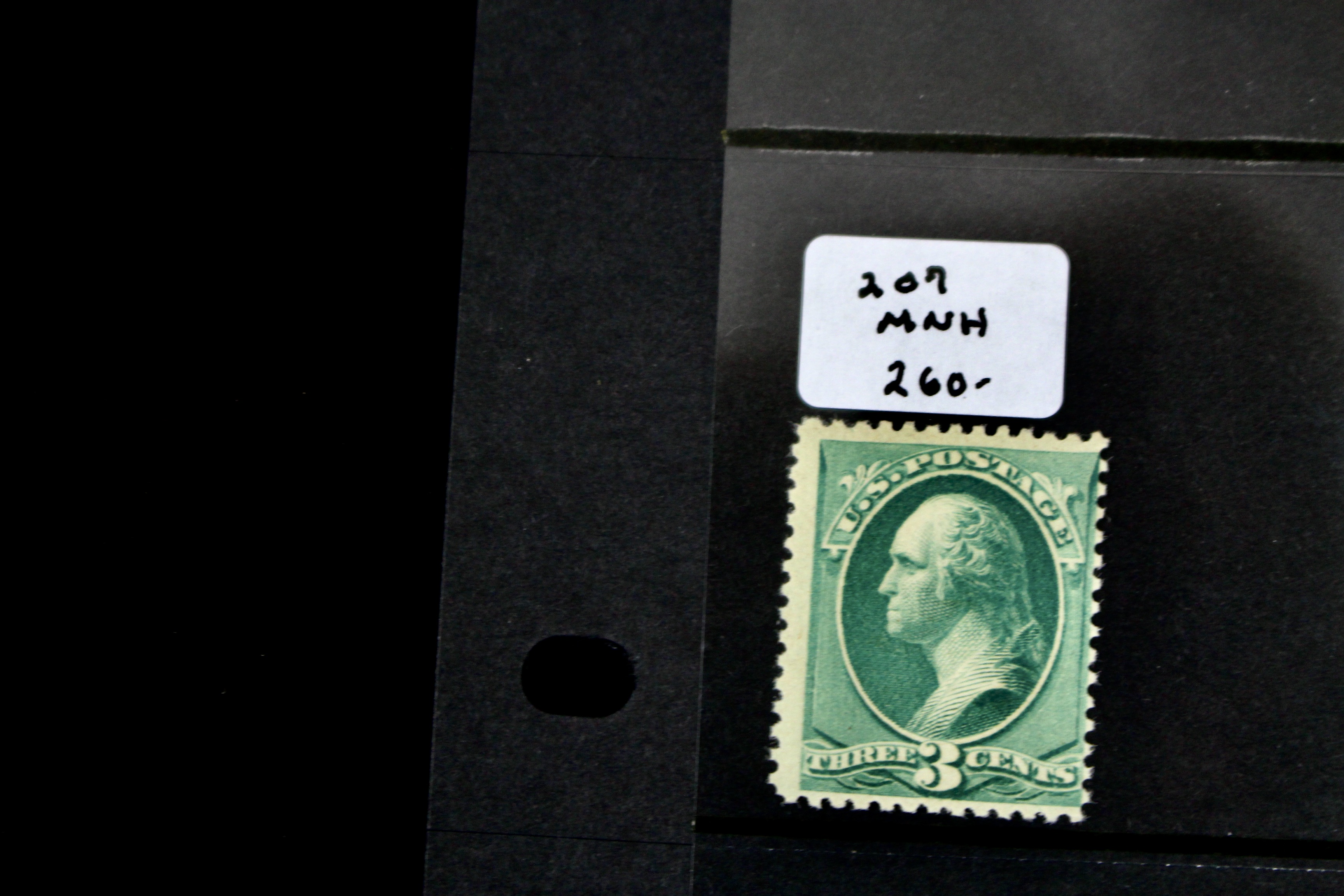 Five Early MNH U.S. Stamps Including Scott#s 206, 207, 210, 212, and 213