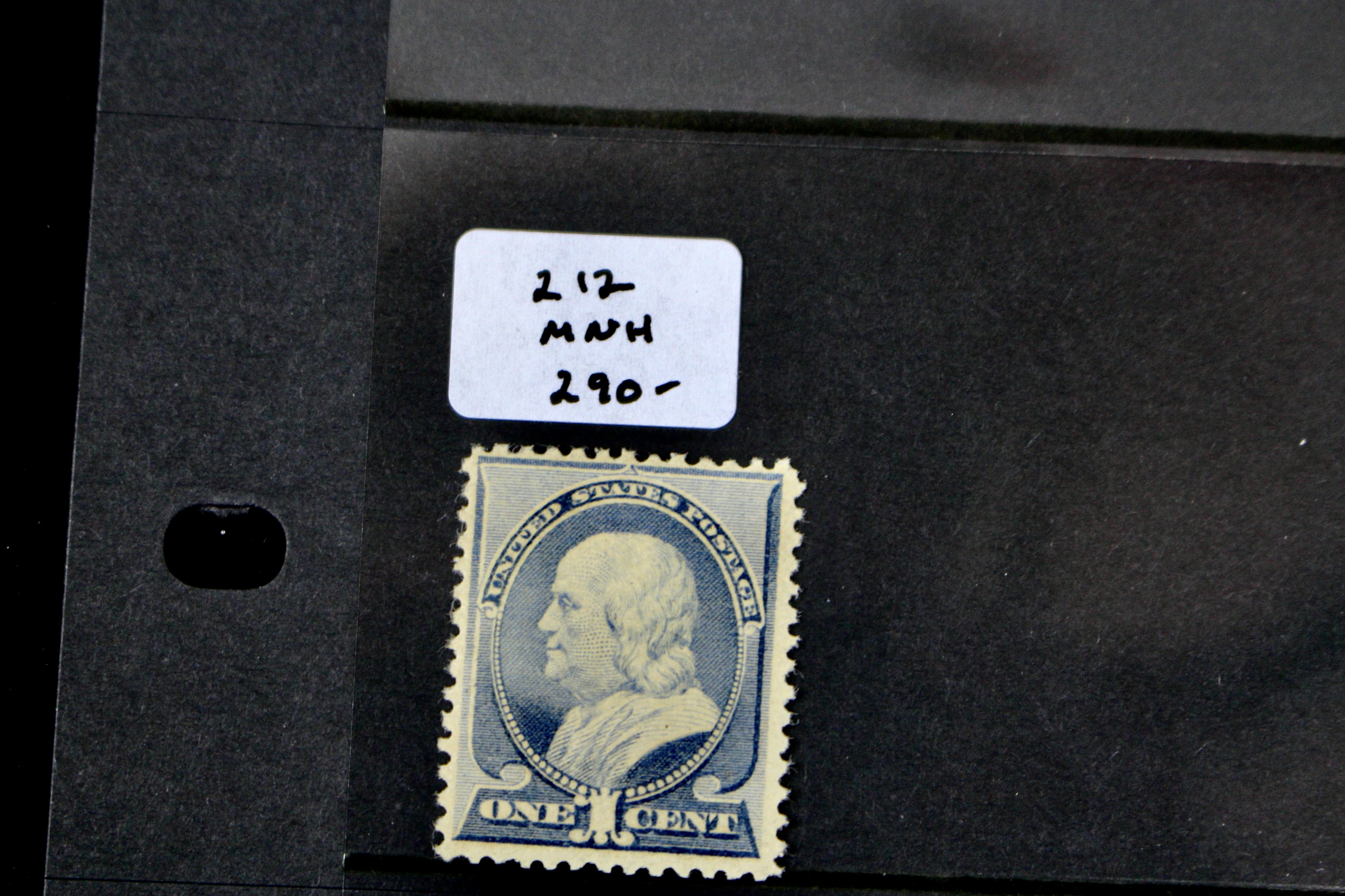 Five Early MNH U.S. Stamps Including Scott#s 206, 207, 210, 212, and 213