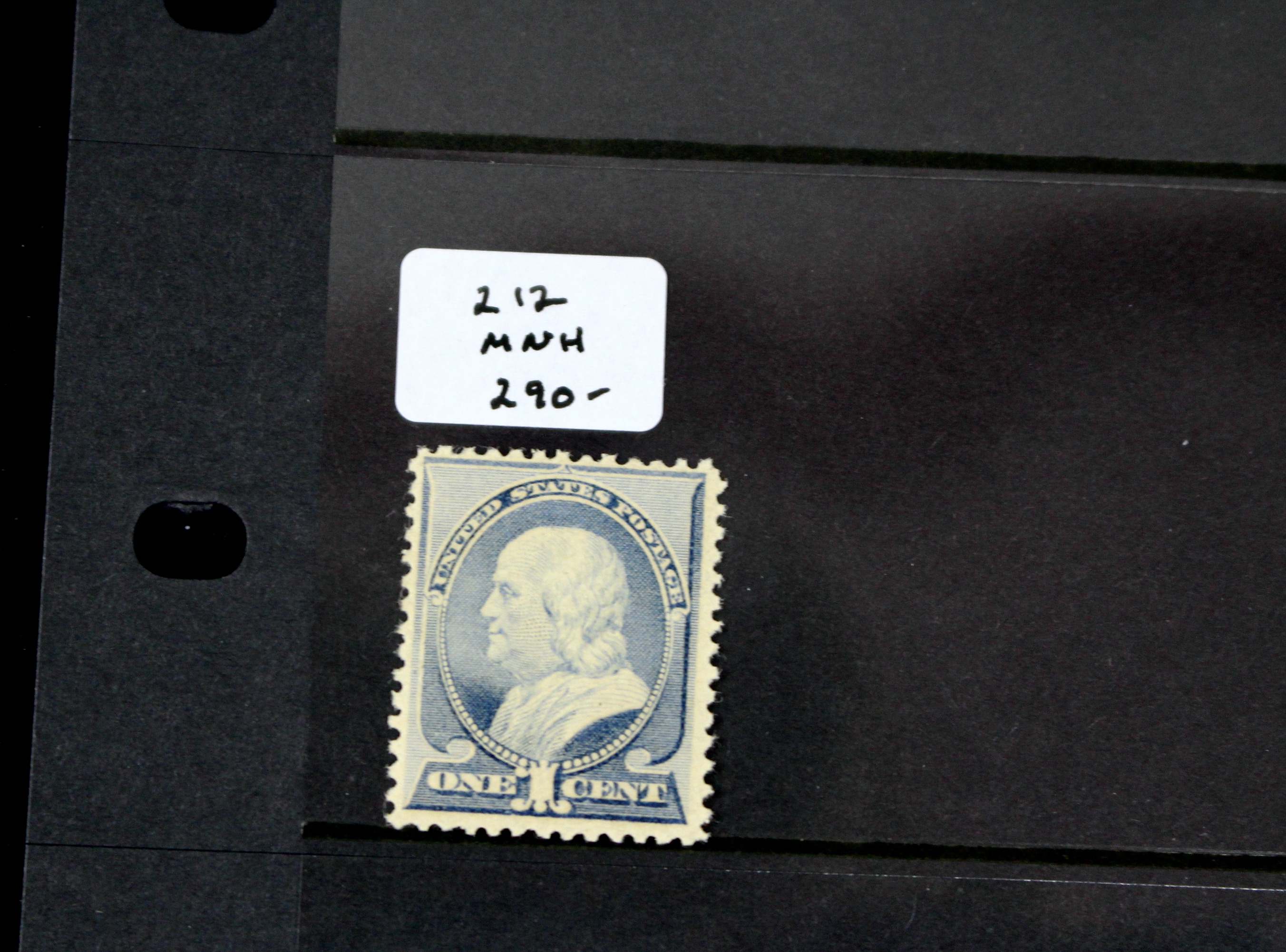 Five Early MNH U.S. Stamps Including Scott#s 206, 207, 210, 212, and 213