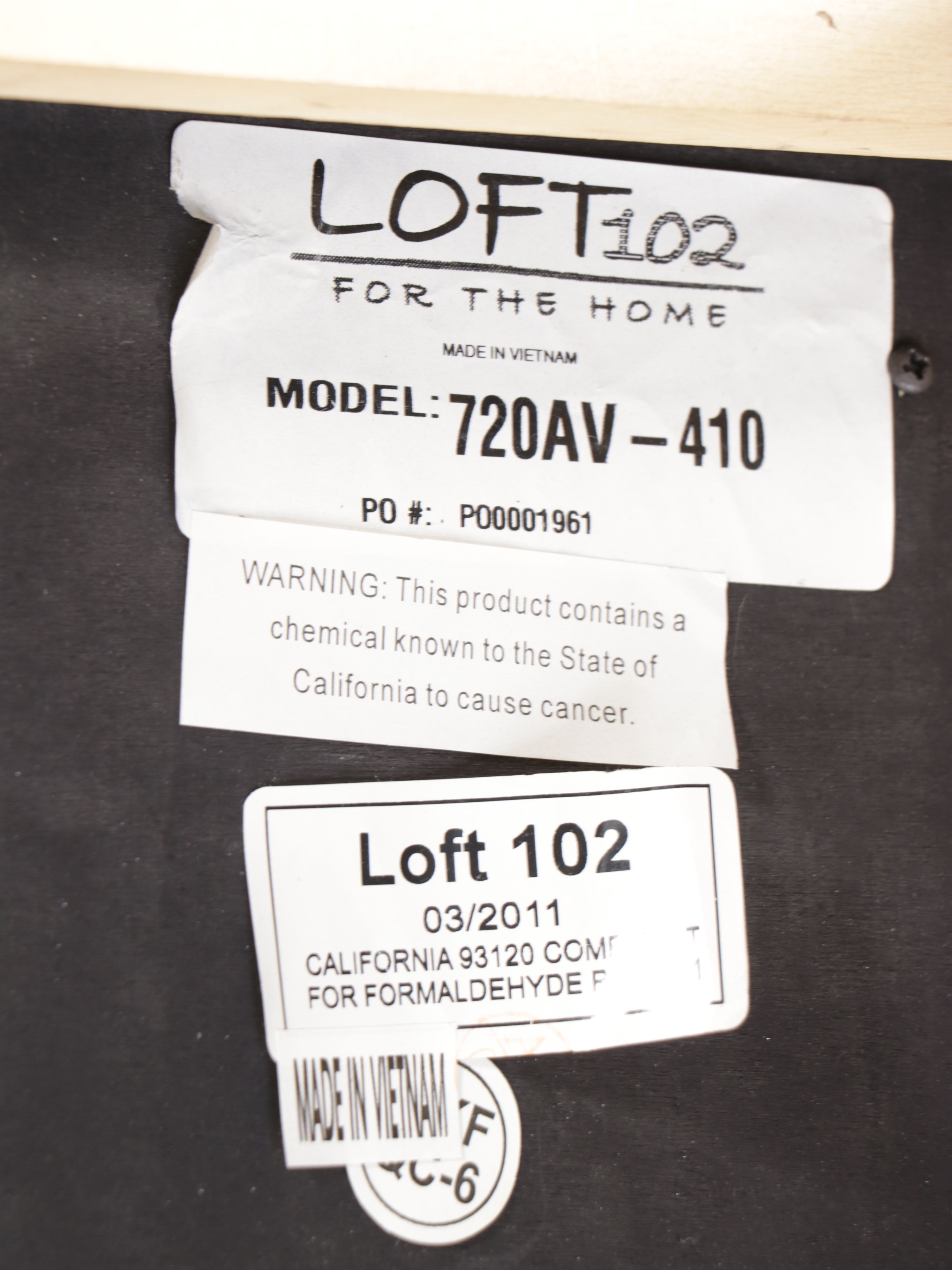 Loft 102 Modern Metal and Wood Desk