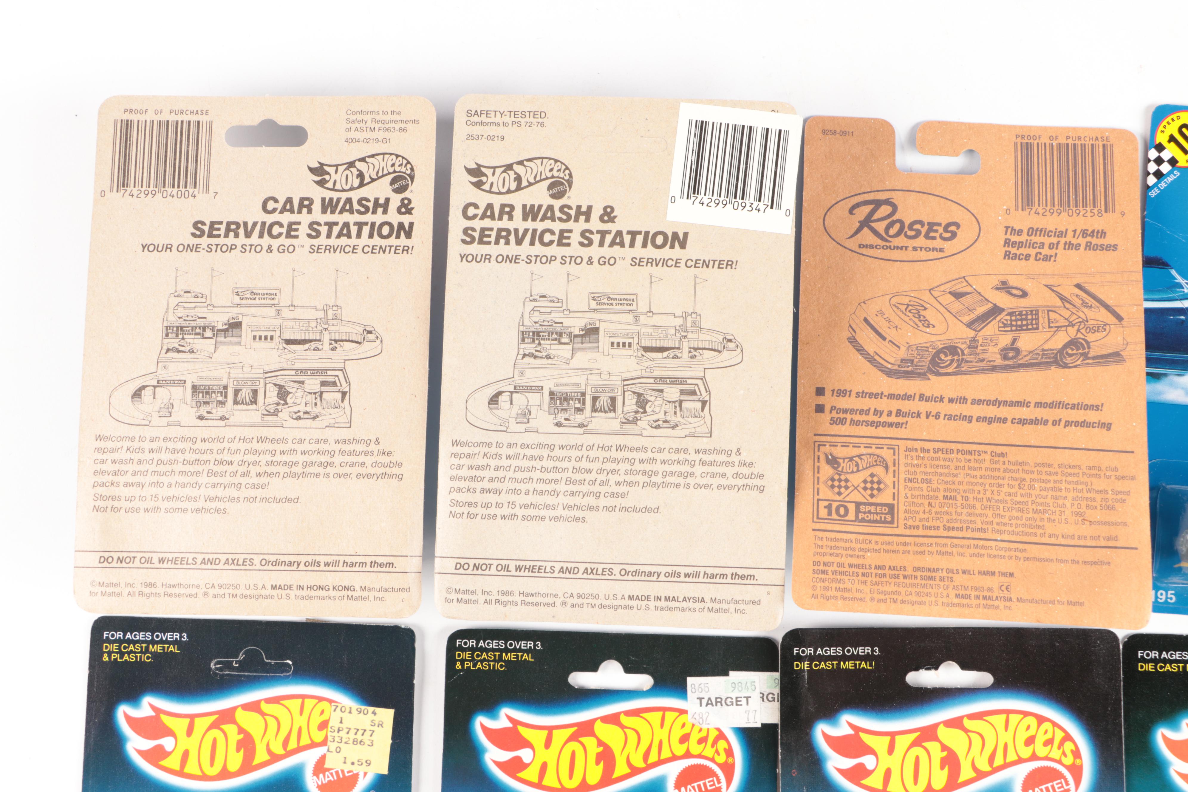 Hot Wheels "Track System Gift Pack" and More Toy Cars, 1980s–1990s