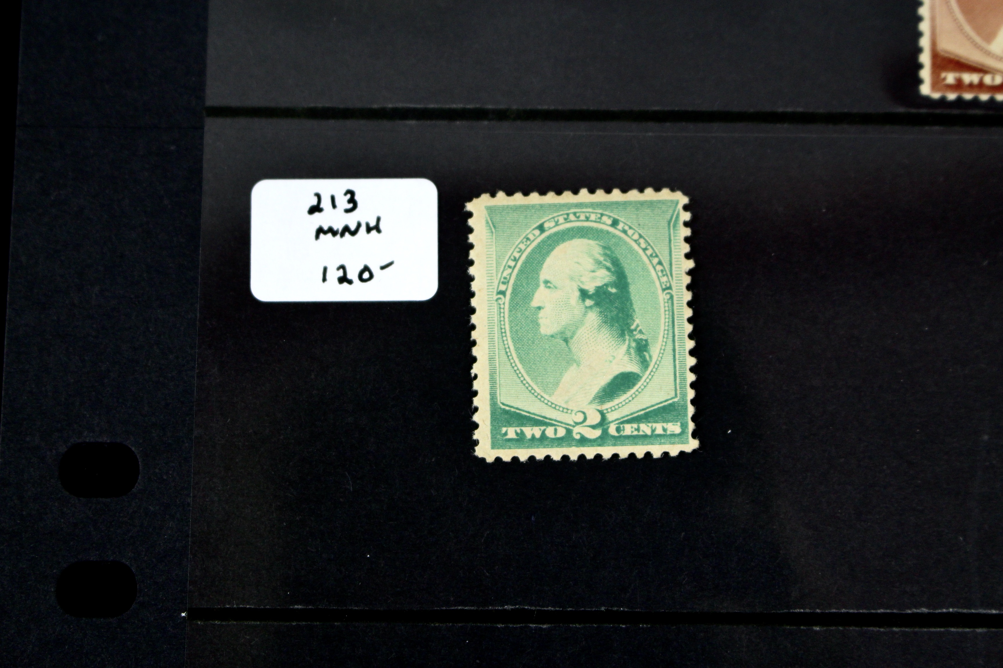 Five Early MNH U.S. Stamps Including Scott#s 206, 207, 210, 212, and 213