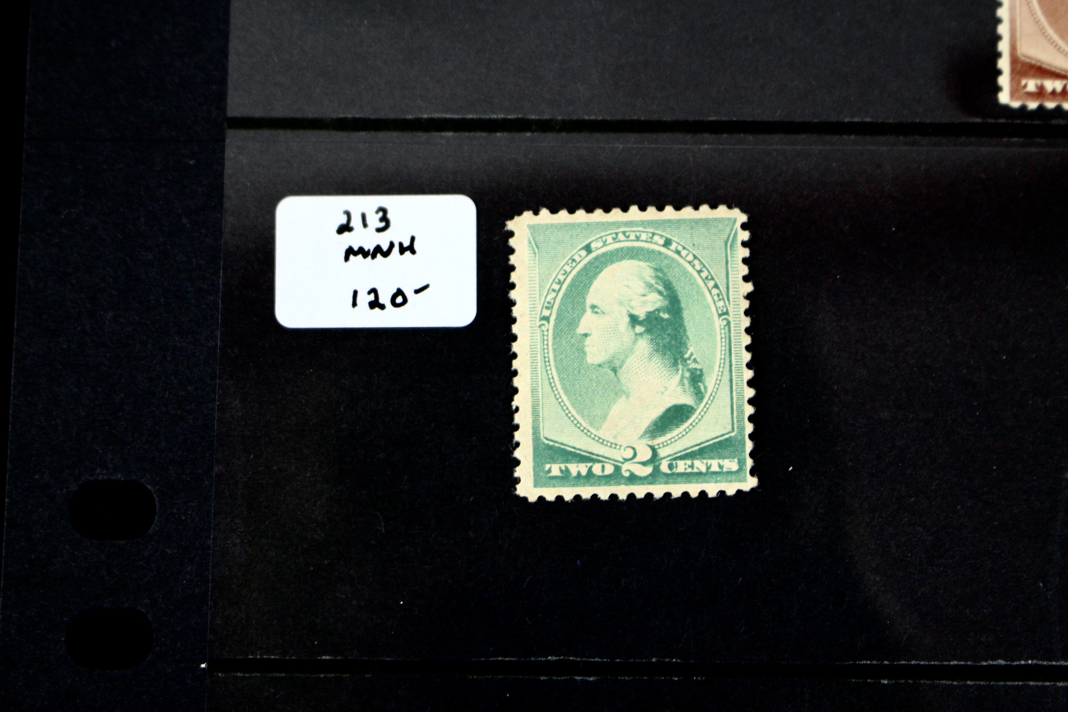 Five Early MNH U.S. Stamps Including Scott#s 206, 207, 210, 212, and 213